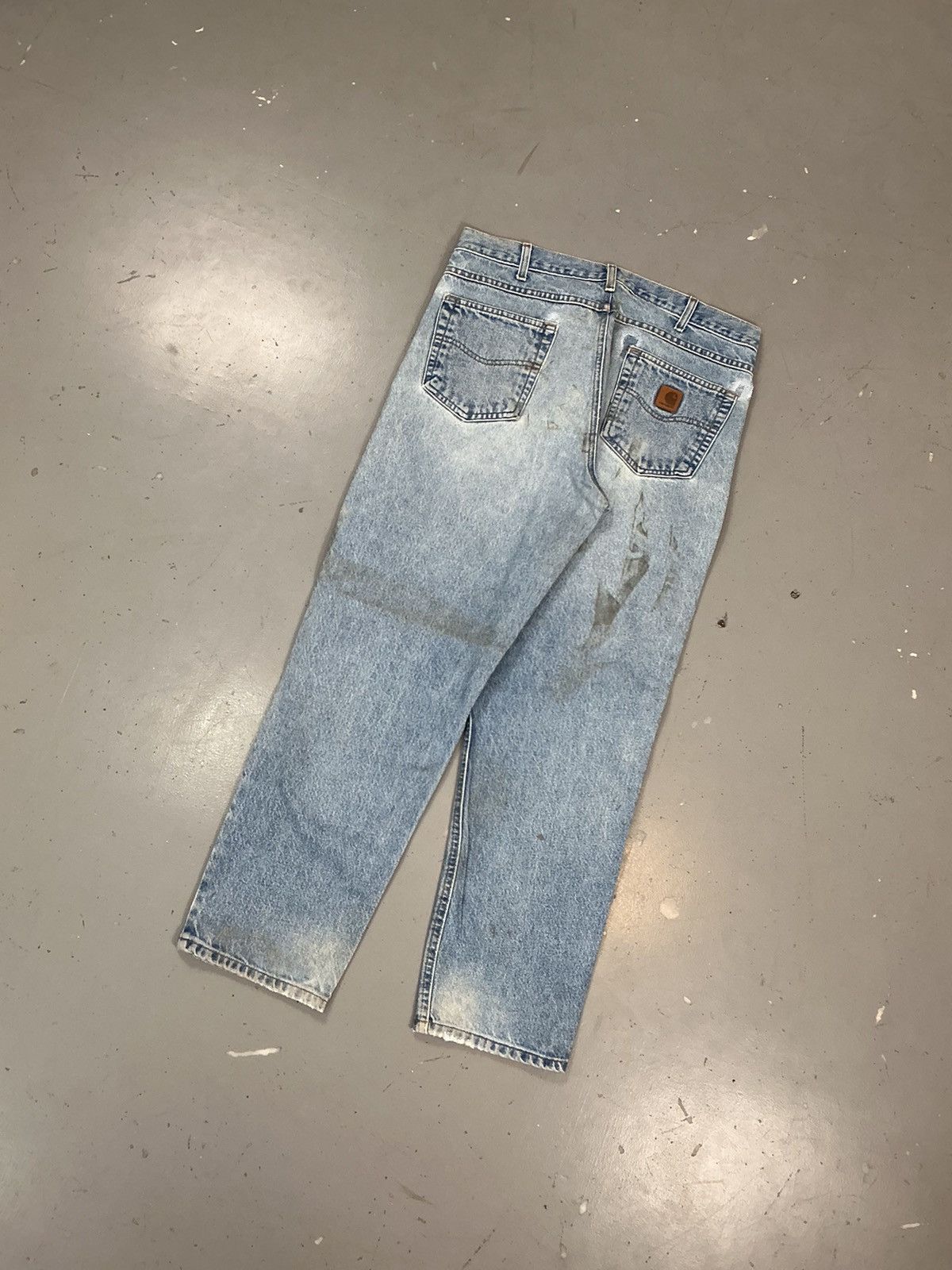 Carhartt × Vintage Vintage Carhartt b11 DST straight fit denim Size US 36 / EU 52 - 9 Thumbnail