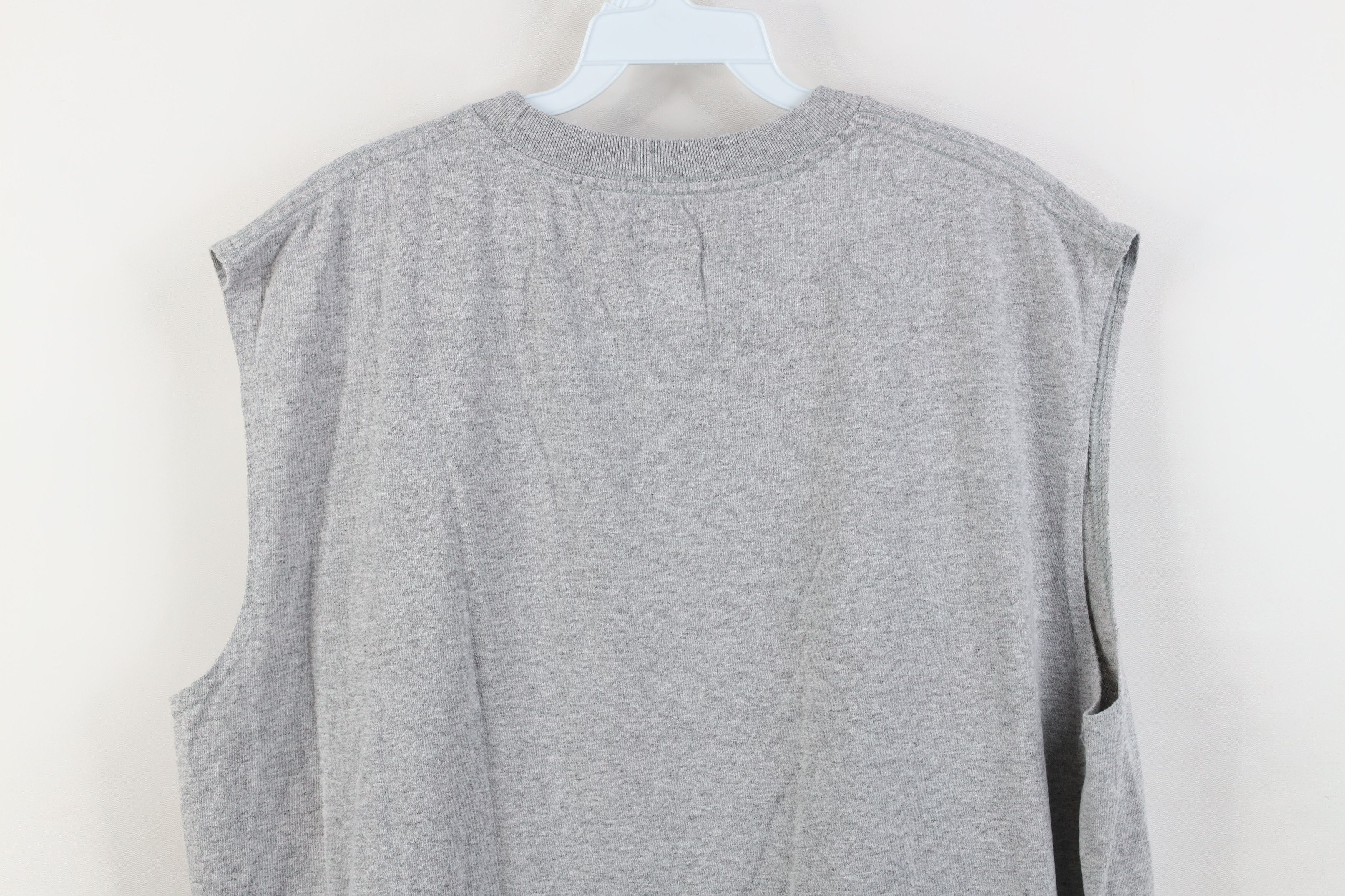 Vintage Vintage Y2K Detroit Tigers Baseball Muscle T-Shirt Gray Size US XL / EU 56 / 4 - 10 Thumbnail
