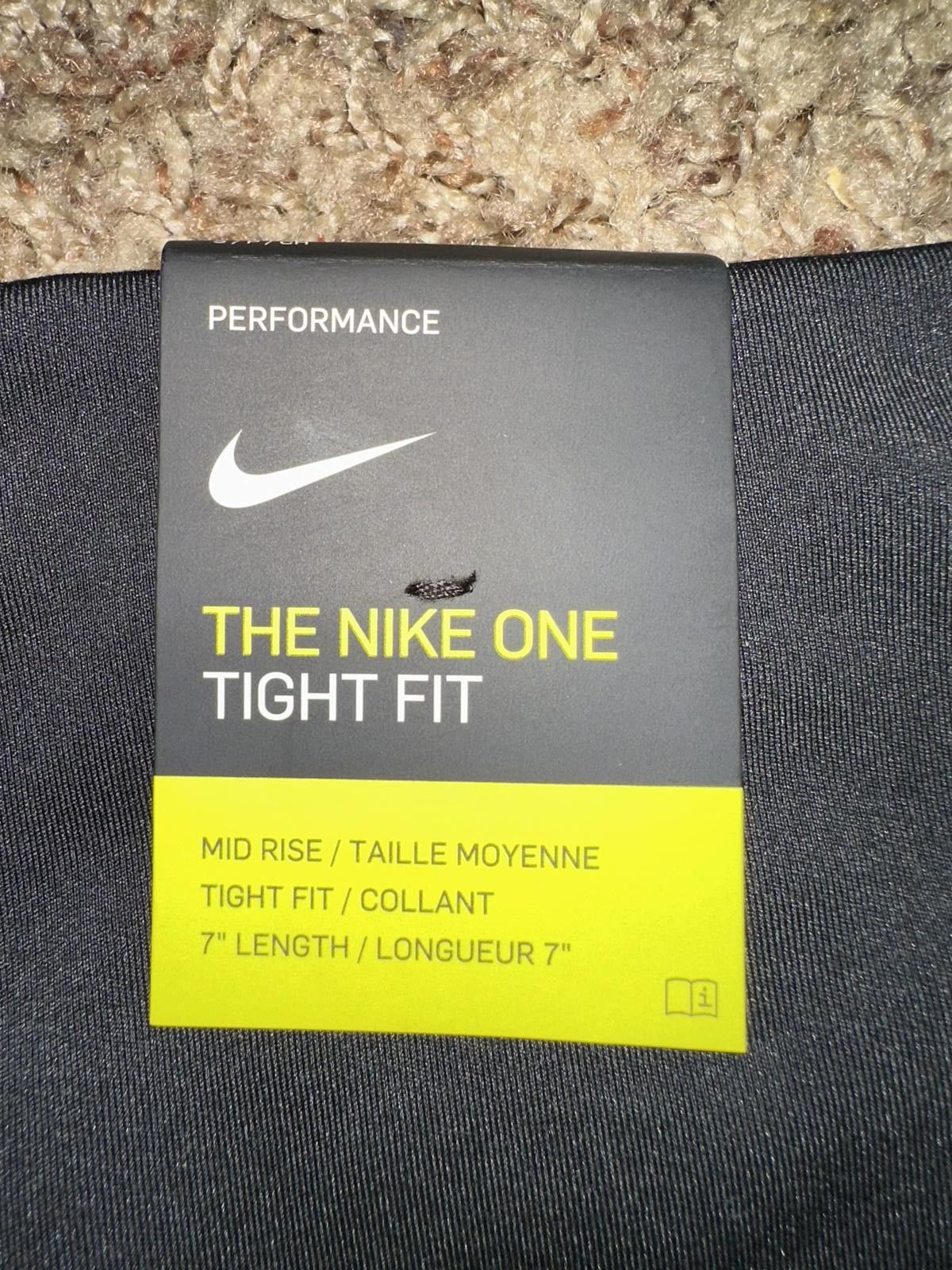 Nike Nike One Women Black/Rainbow Ladder Training Bike Shorts Size 28" / US 6 / IT 42 - 8 Thumbnail