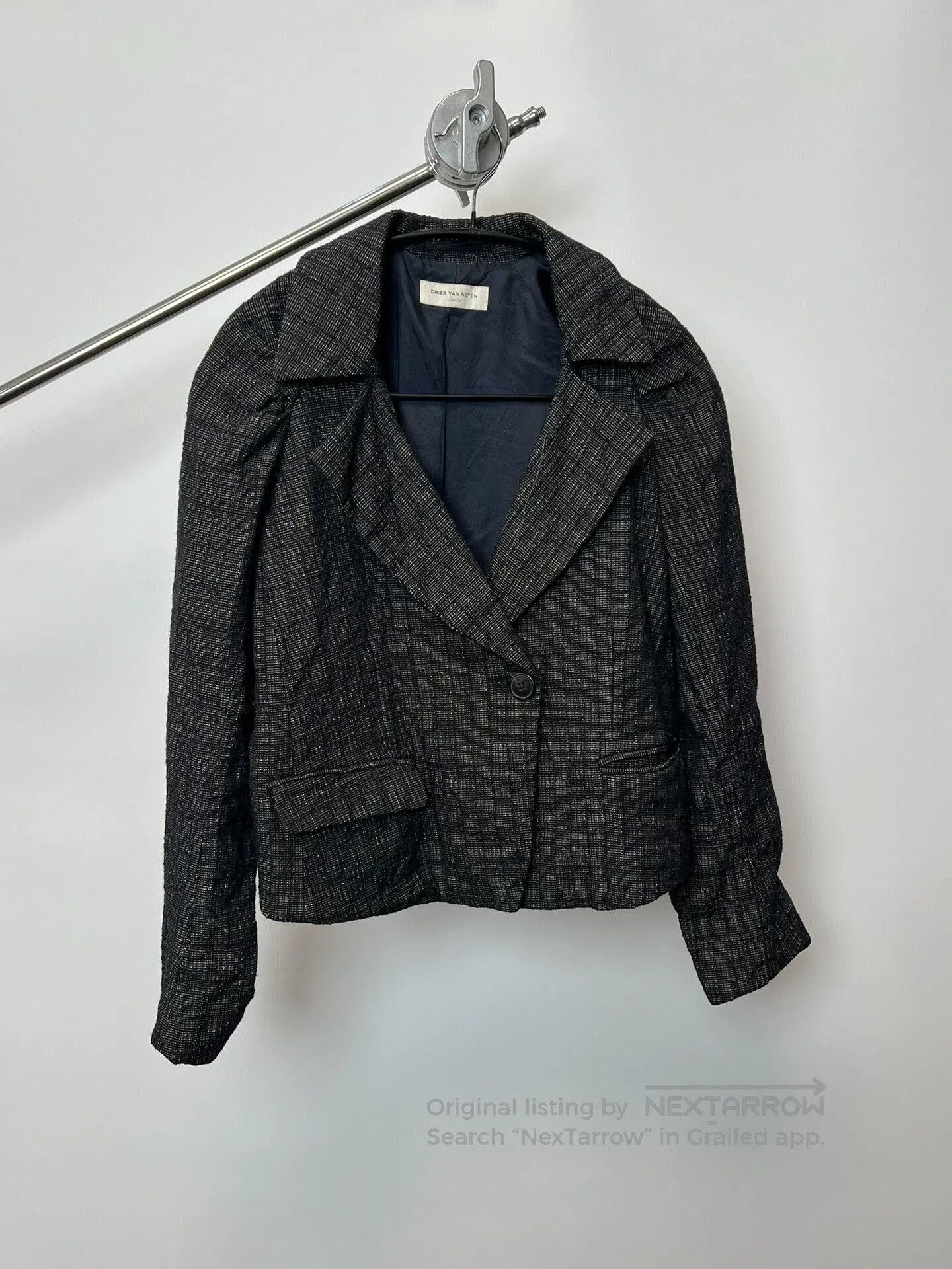 Dries Van Noten Dries Van Noten Twill Blazer Jacket. Size S / US 4 / IT 40 - 1 Thumbnail