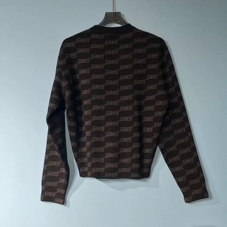 Balenciaga Balenciaga Black lock full knit logo sweater Size US M / EU 48-50 / 2 - 2 Thumbnail