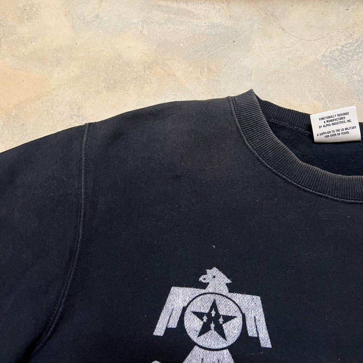 Alpha Industries × Vintage Vintage Alpha Industries Sweatshirt Size US L / EU 52-54 / 3 - 6 Thumbnail