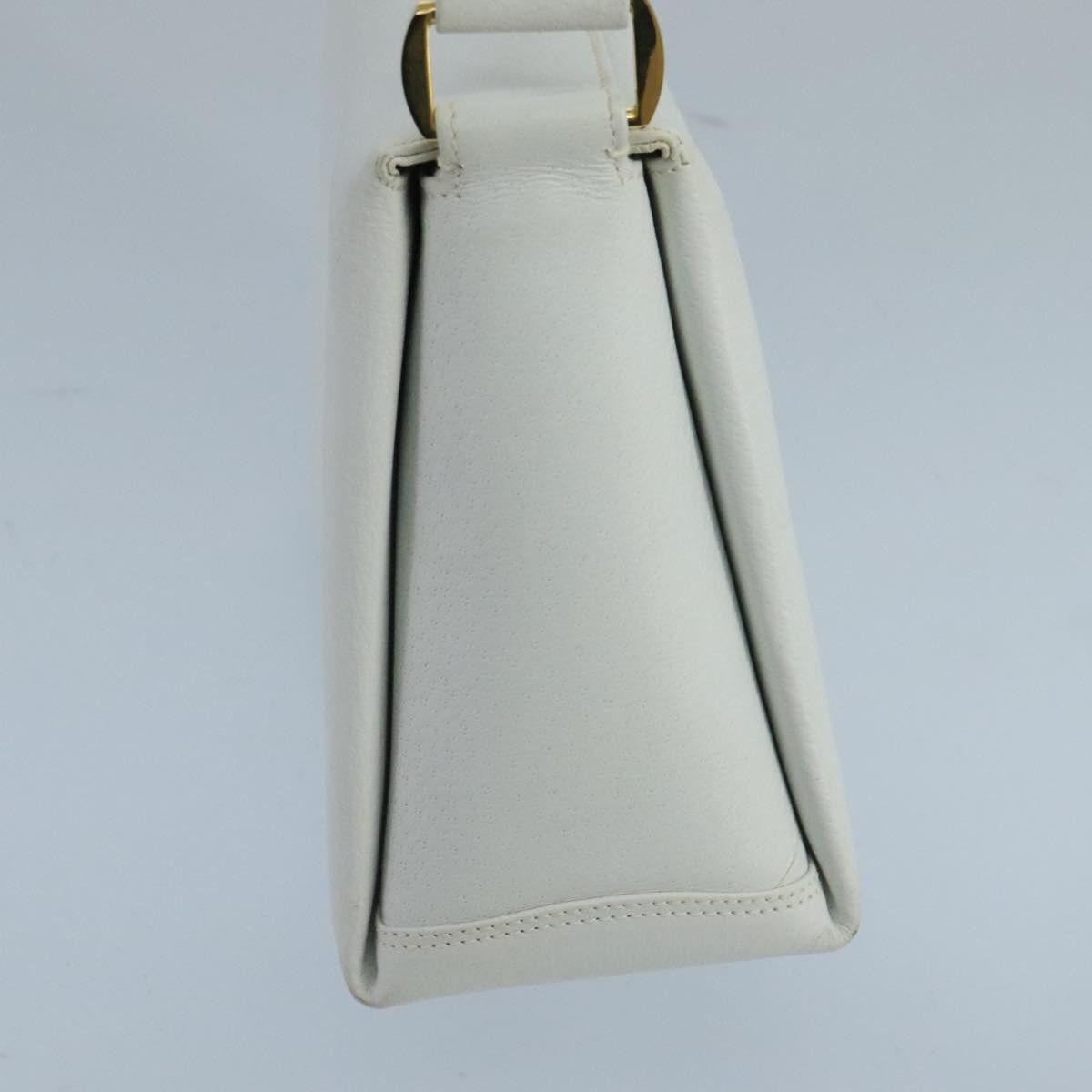 Gucci GUCCI Hand Bag Leather White Gold Size ONE SIZE - 3 Thumbnail