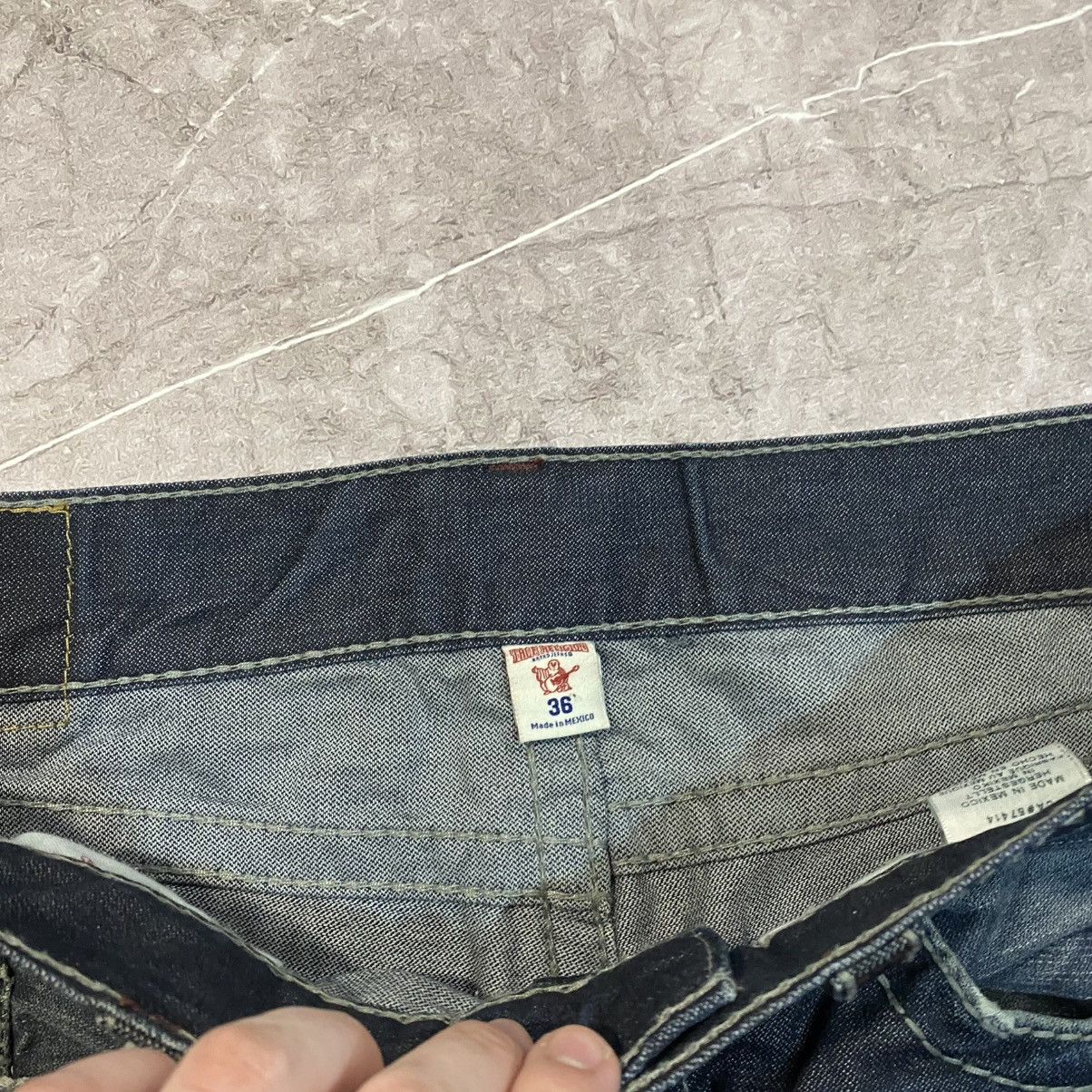 True Religion VINTAGE TRUE RELIGION BIG LOGO PANTS 00s Size US 36 / EU 52 - 12 Thumbnail