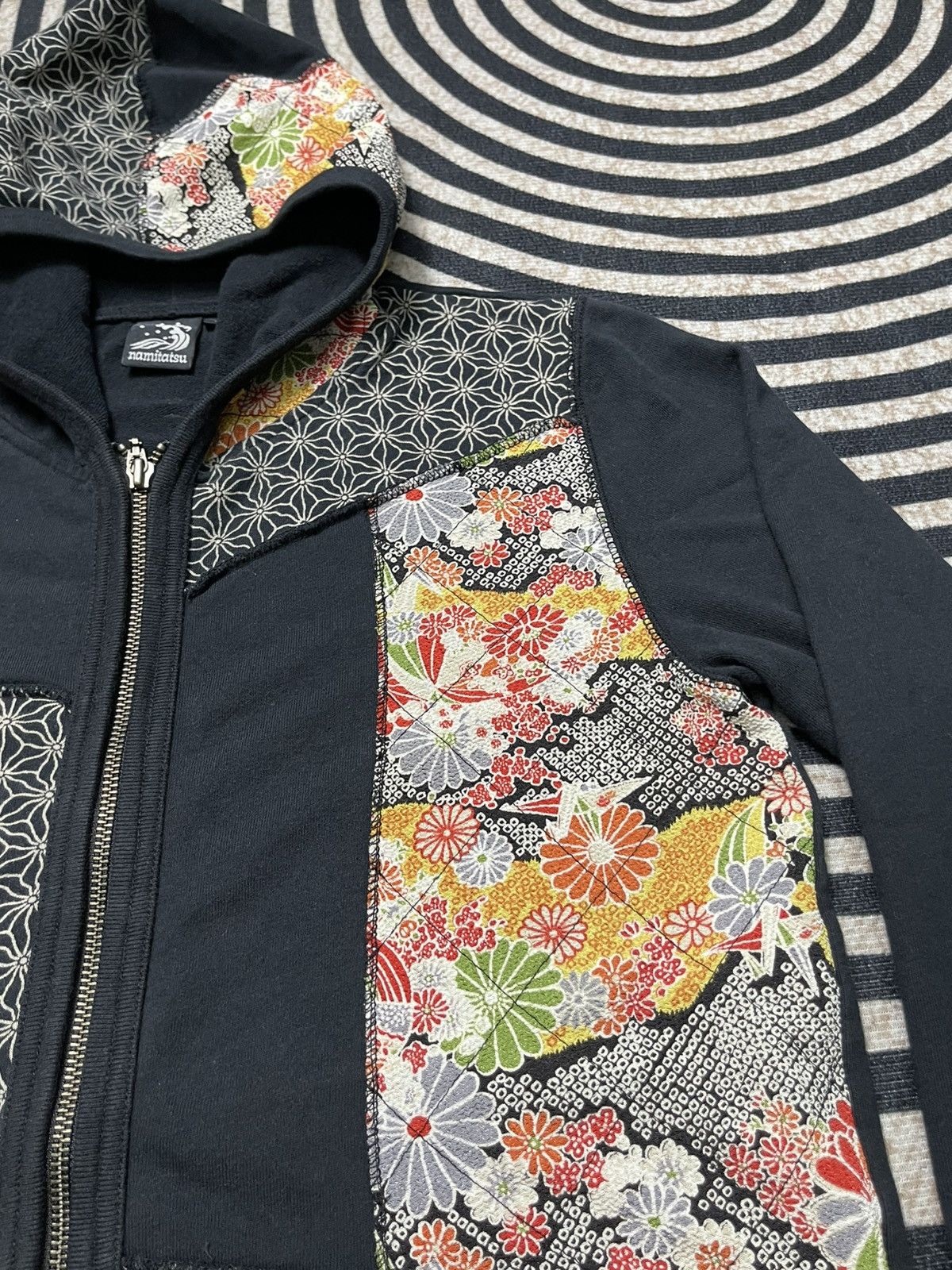 Kapital 00s KAPITAL INSPIRED BRAND NAMITATSU PATCHWORK ZIPPER HOODIE Size US M / EU 48-50 / 2 - 7 Thumbnail