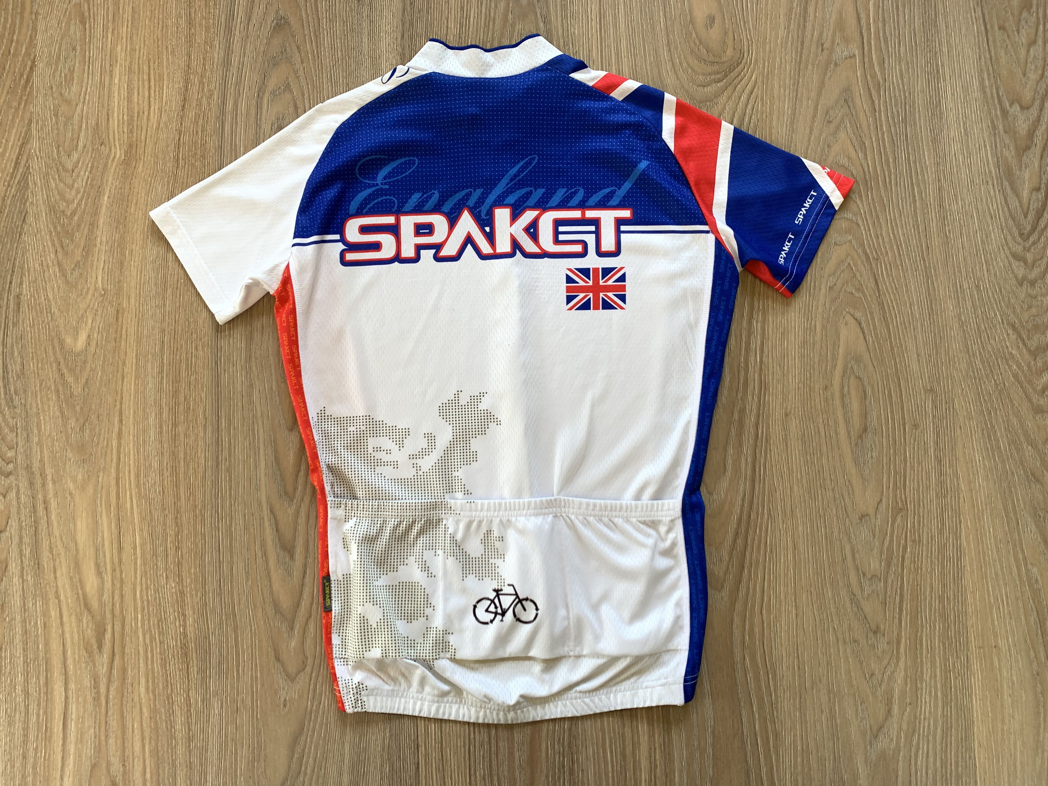 Bicycle × Vintage Spakct Short Sleeve Cycling Jersey Size US M / EU 48-50 / 2 - 3 Thumbnail