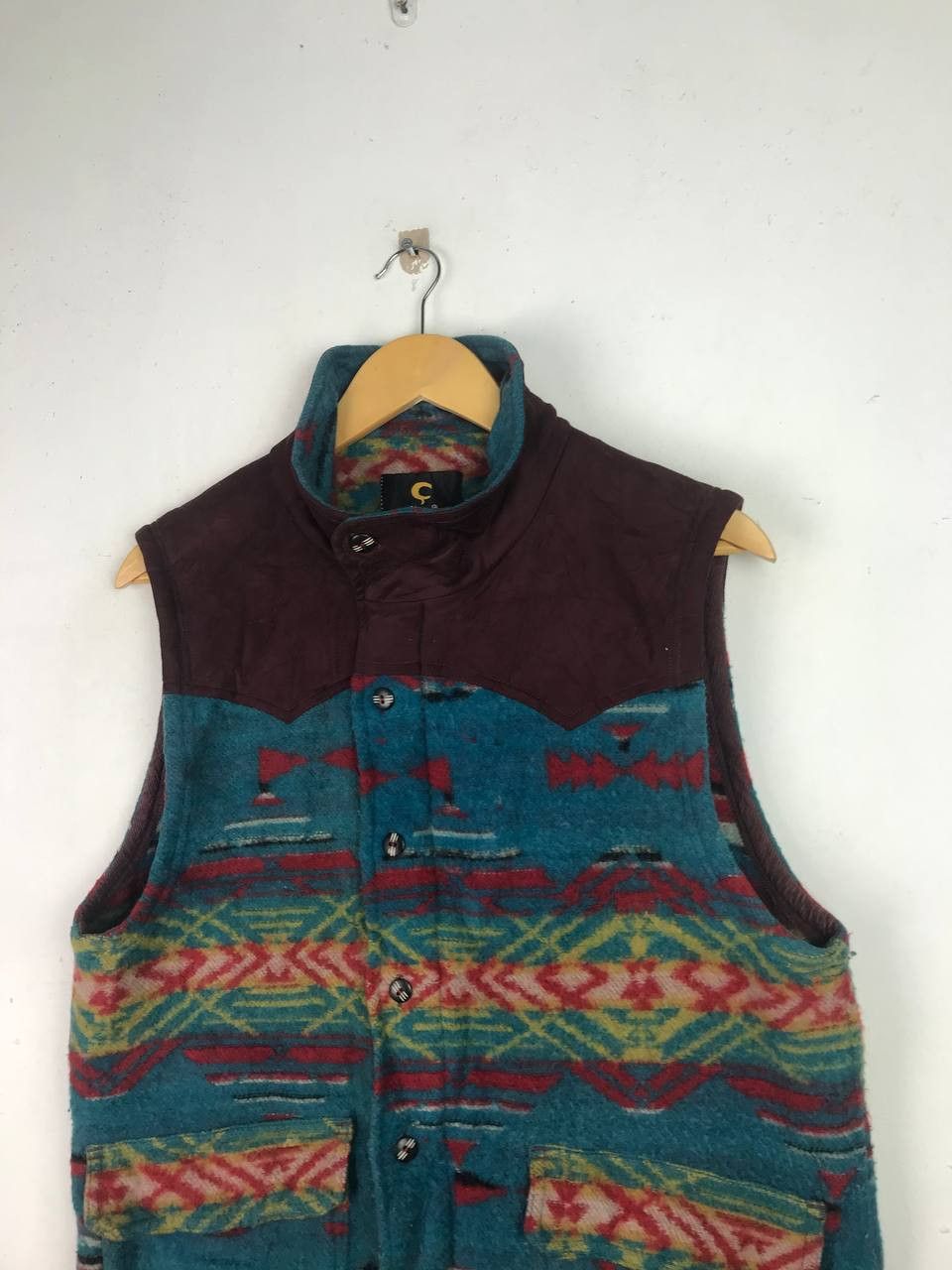 Japanese Brand Vintage Rare Navajo Design Vest Size US S / EU 44-46 / 1 - 3 Thumbnail