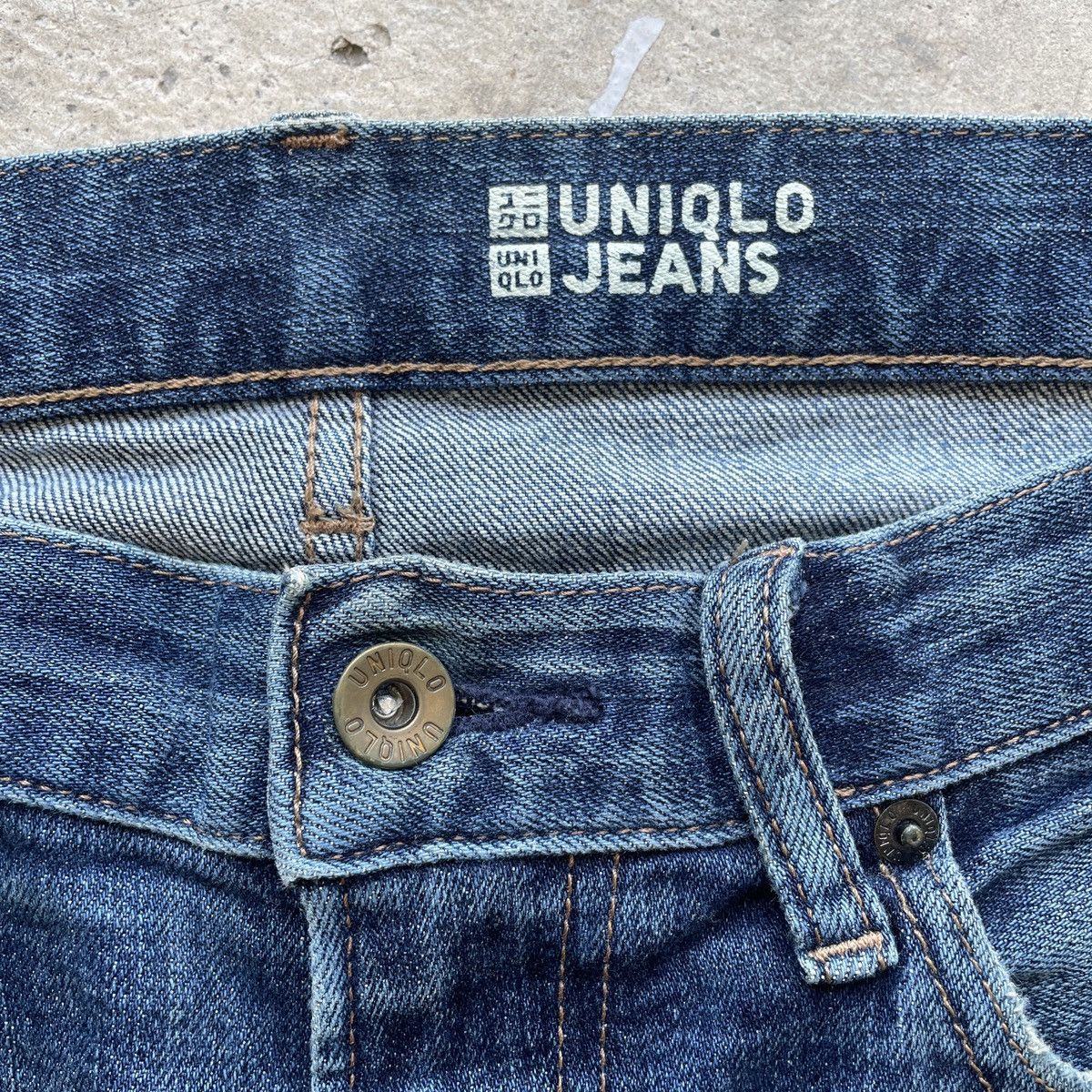 Japanese Brand Vintage Japanese Selvedge Jeans Slimfit Faded Denim Pants Size US 32 / EU 48 - 6 Thumbnail
