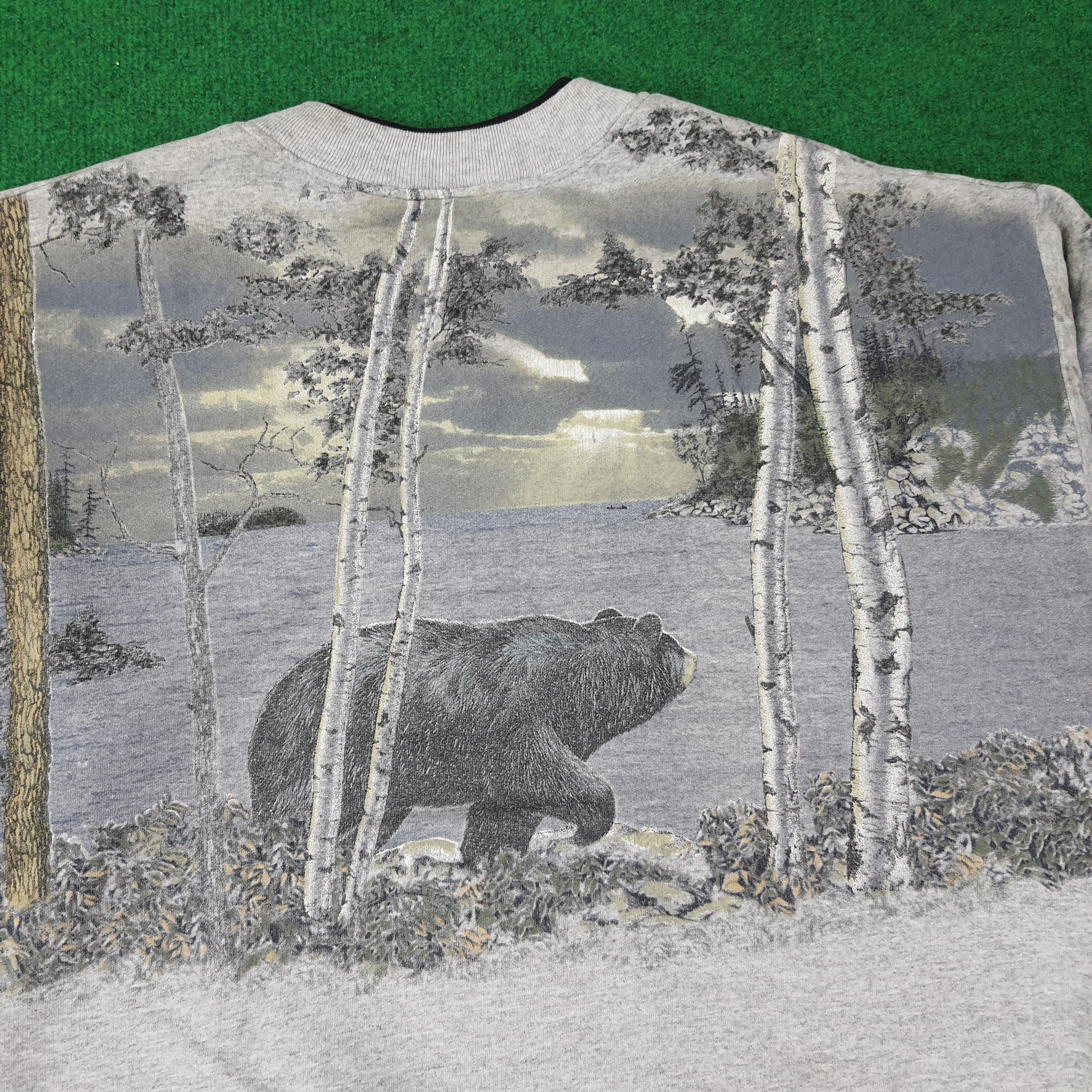 Vintage Vintage Aitisans Art Bear Button Sweatshirt C262N7 Size US M / EU 48-50 / 2 - 4 Thumbnail