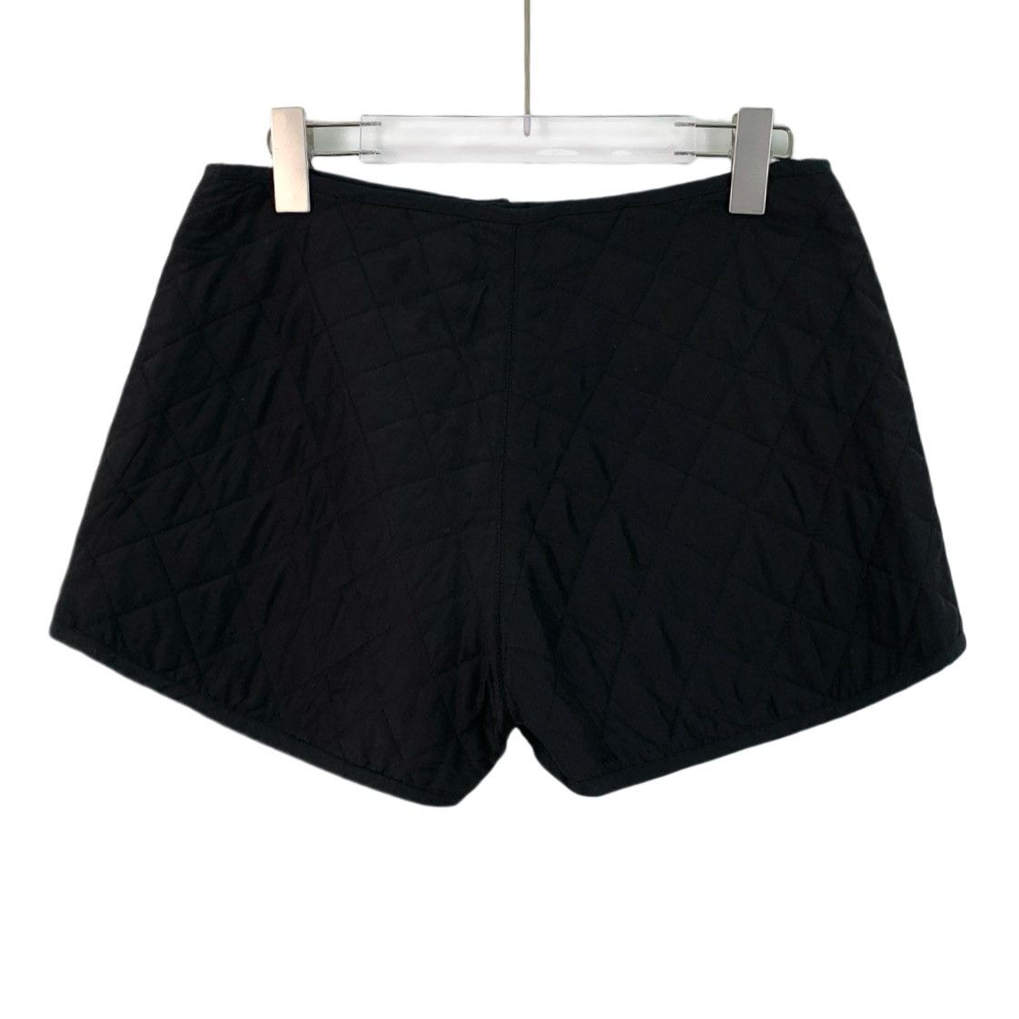 Dior Dior Black Quilted Bee Embroidered Silk Shorts K26WX Size 26" / US 2 / IT 38 - 2 Thumbnail