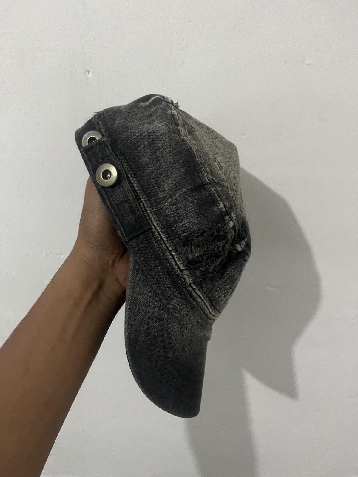 Japanese Brand Vintage Japanese Style Denim Hat Cap Nicole Size ONE SIZE - 4 Thumbnail
