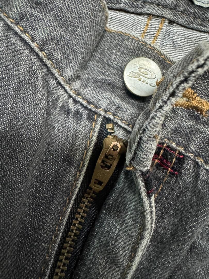 20471120 💥BAGGY💥VINTAGE 90s PIKO INSANE BIG POCKET DISTRESSED DENIM Size US 36 / EU 52 - 10 Thumbnail