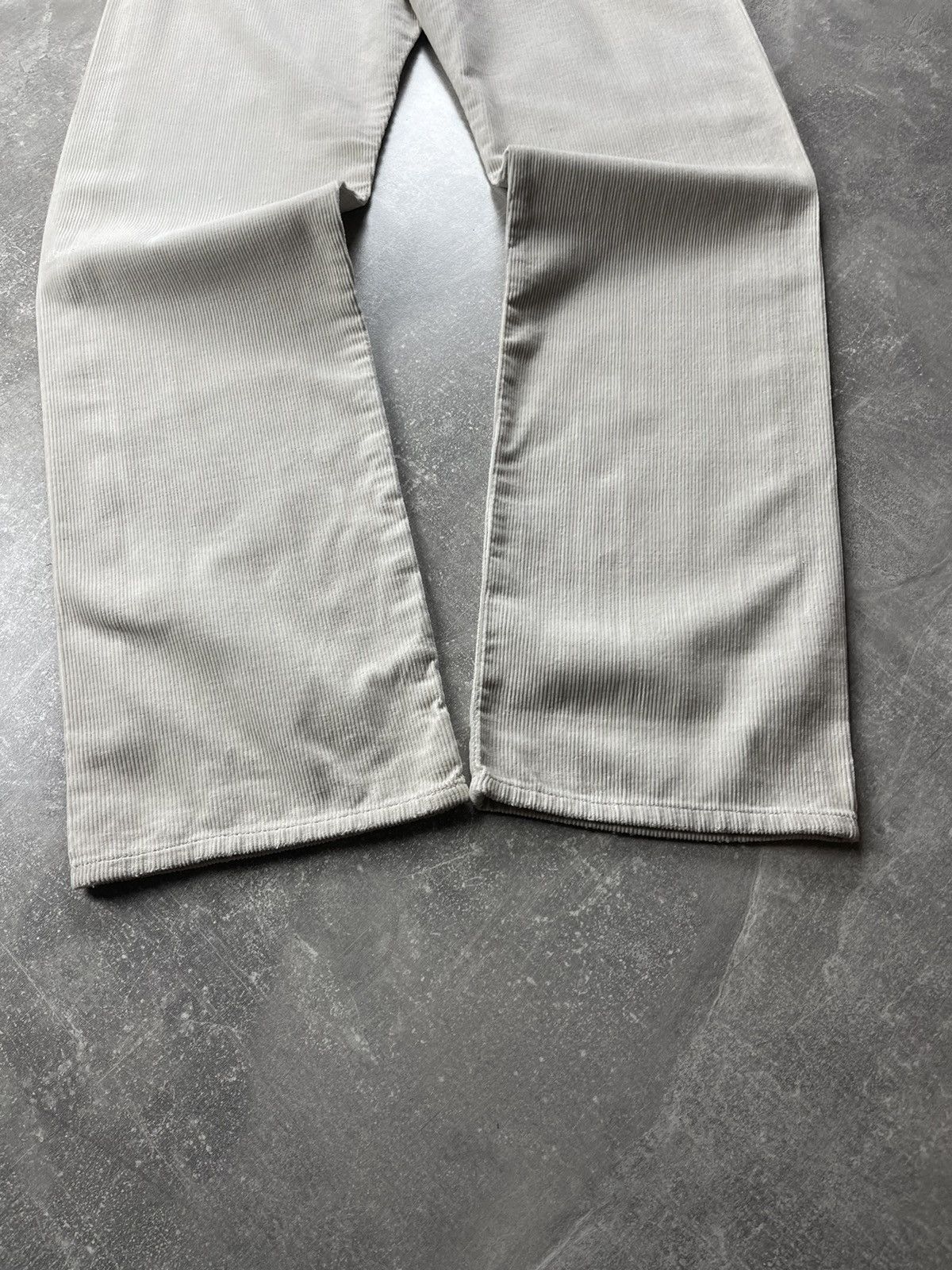 Evisu Evisu Japan Vintage Rare Corduroy Beige Buckle Back Jeans Size 28" / US 6 / IT 42 - 4 Thumbnail