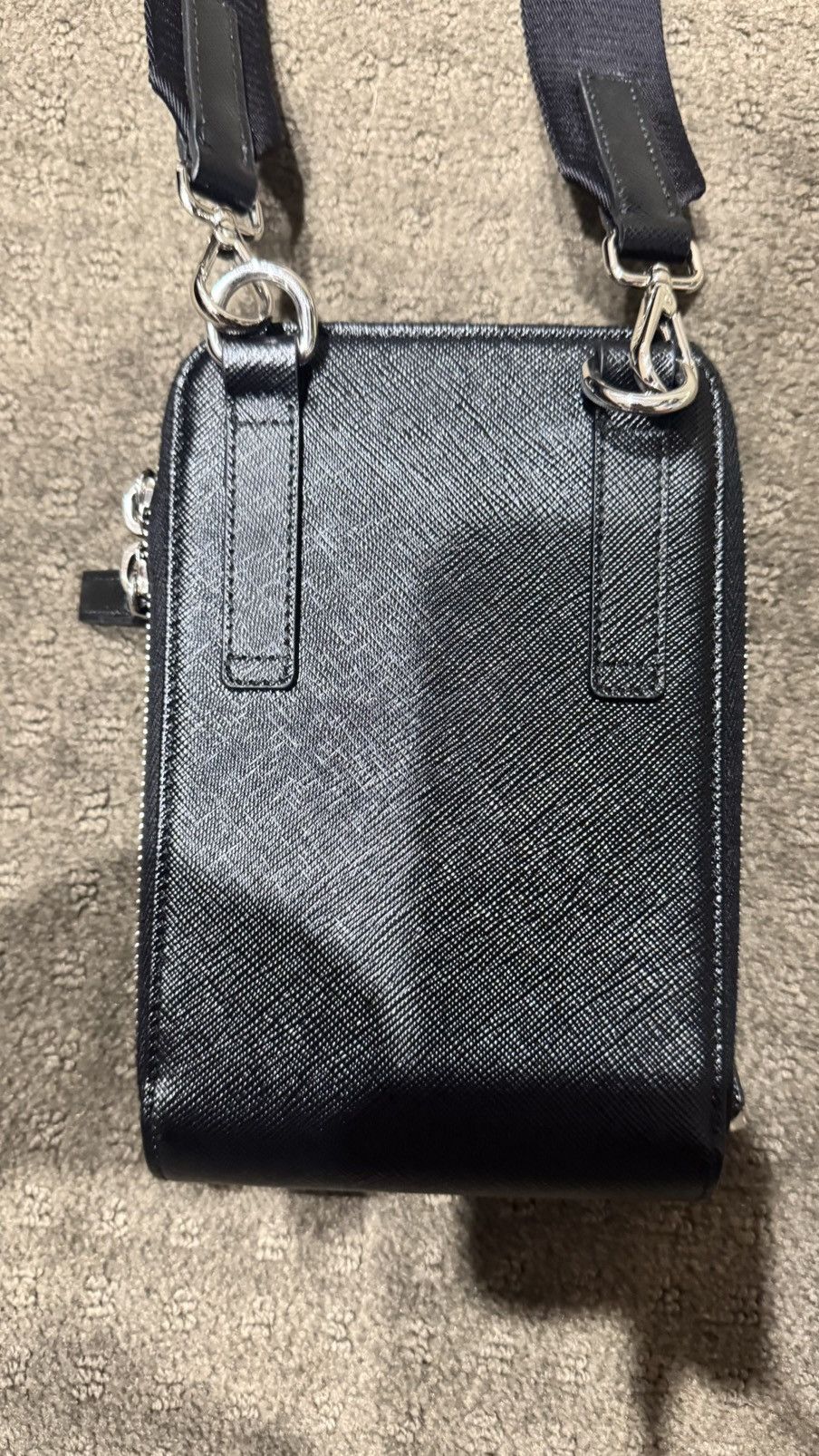 Prada Prada saffiano leather smartphone case Size ONE SIZE - 6 Thumbnail