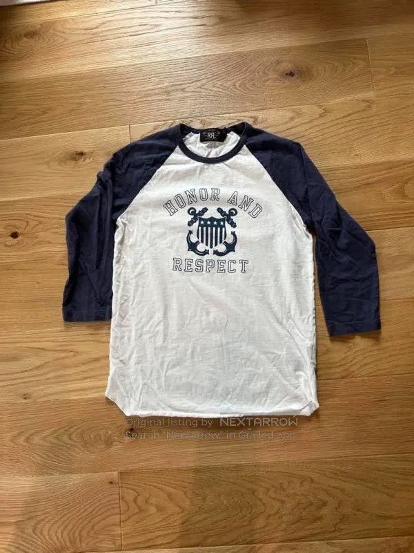 RRL Ralph Lauren RRL Ralph Lauren Old style seven quarter sleeve T-shirt Size US S / EU 44-46 / 1 - 1 Thumbnail