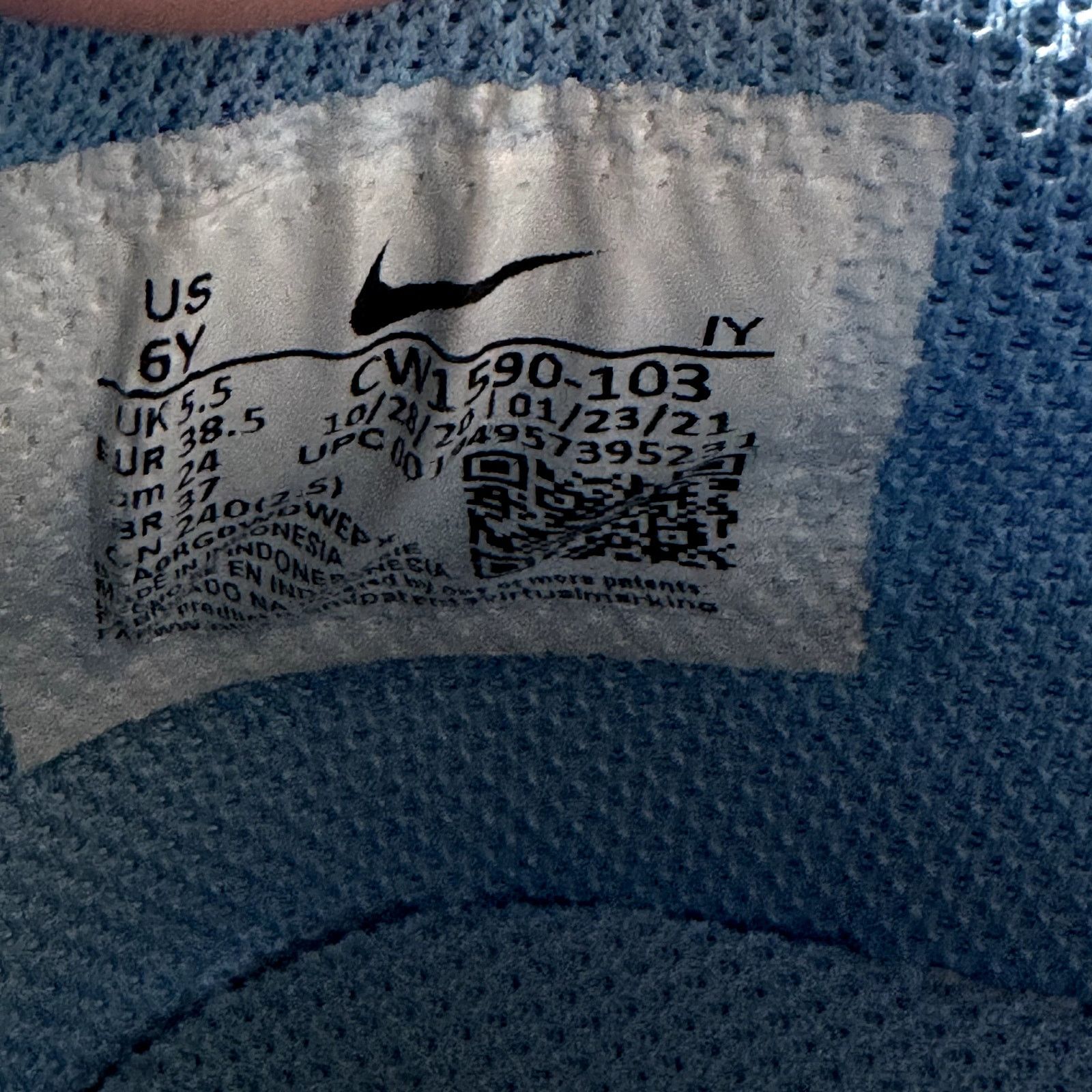 Jordan Brand × Nike Nike Dunk Low GS University Blue - Size 6 - Men's Shoes Size US 6 / EU 39 - 7 Thumbnail
