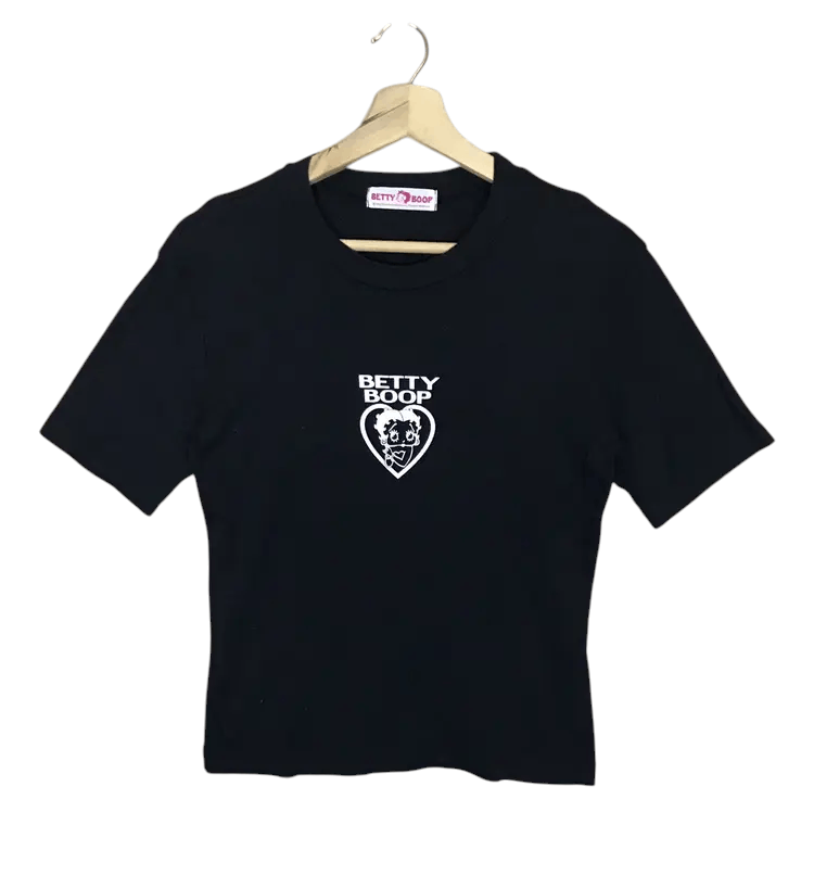 Vintage 90's Betty Boop Ride Chopper Crop Tops