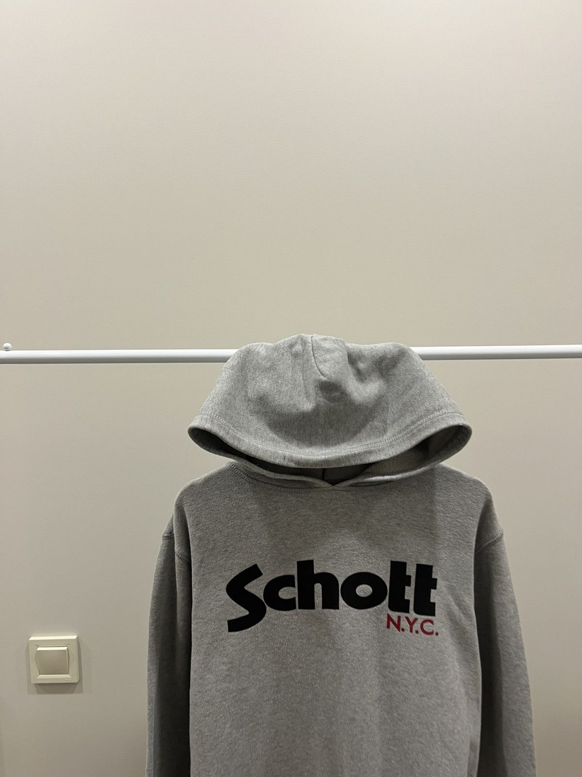 Schott Vintage 90s Schott Big LogoHoodie Streetwear Y2K Made In USA Size US XL / EU 56 / 4 - 2 Thumbnail