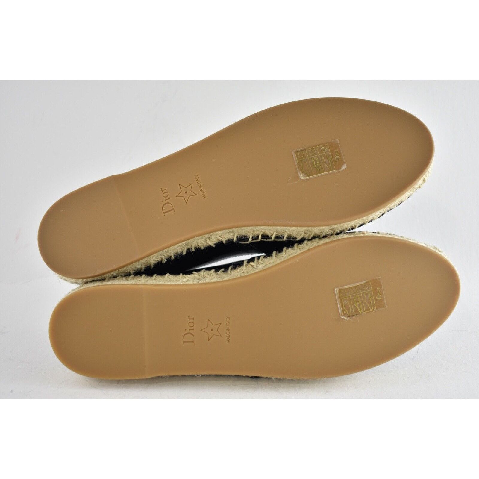 Dior Granville Lambskin Logo Slip Embroidered Espadrille Flat 35 Size US 5 / IT 35 - 12 Thumbnail
