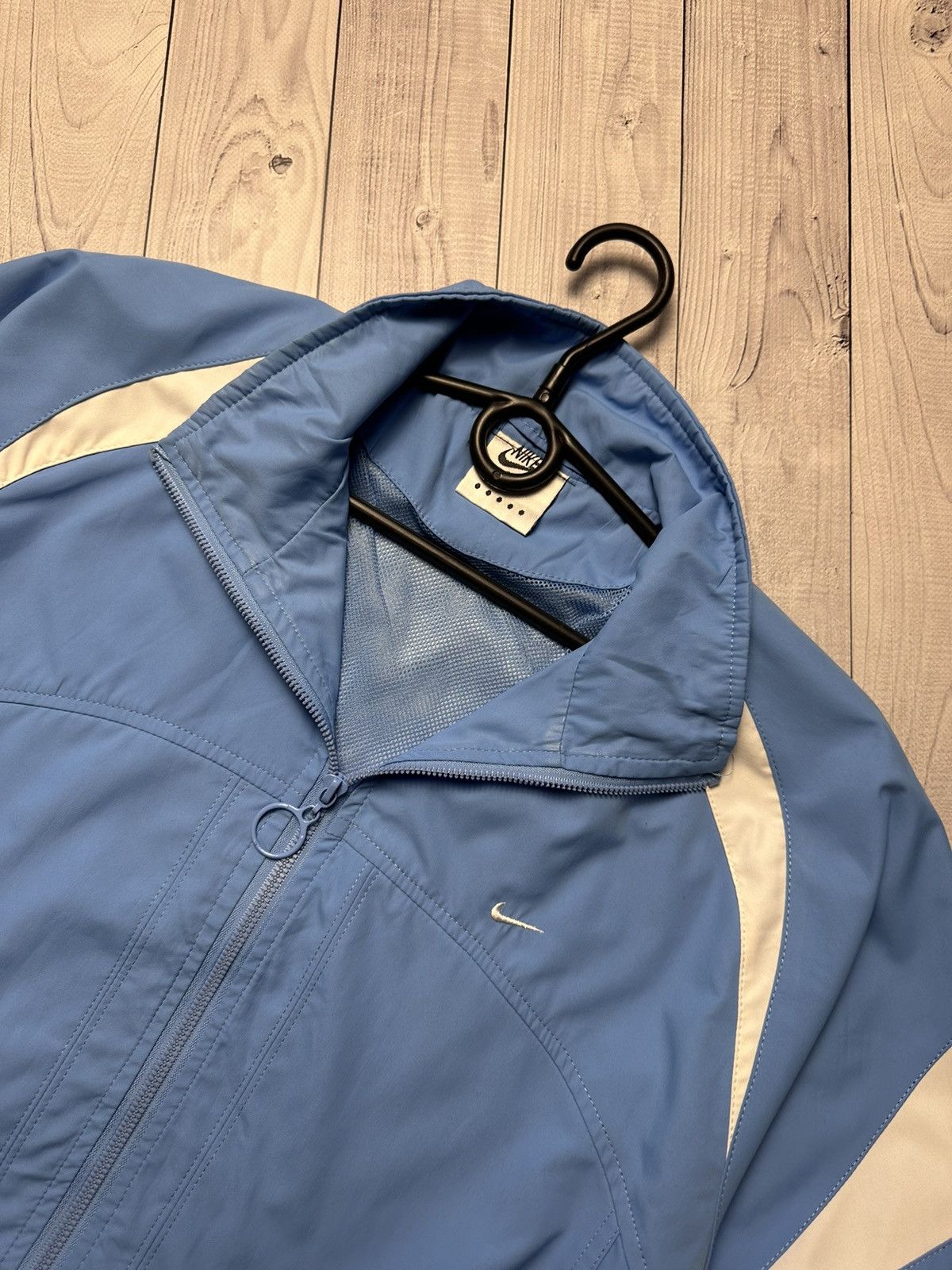 Nike × Vintage Vintage Nike track jacket blue size S logo Size US S / EU 44-46 / 1 - 3 Thumbnail