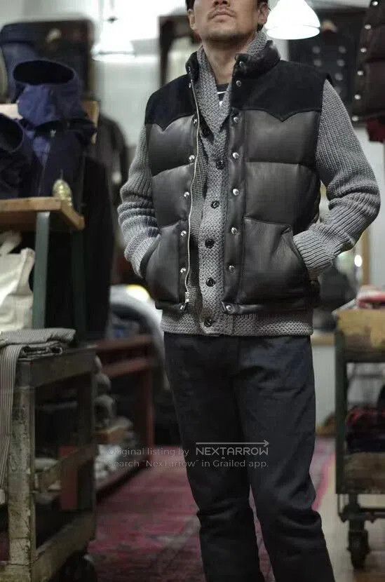 The Real McCoy's real mccoy's down vest in brown. Size US M / EU 48-50 / 2 - 4 Thumbnail