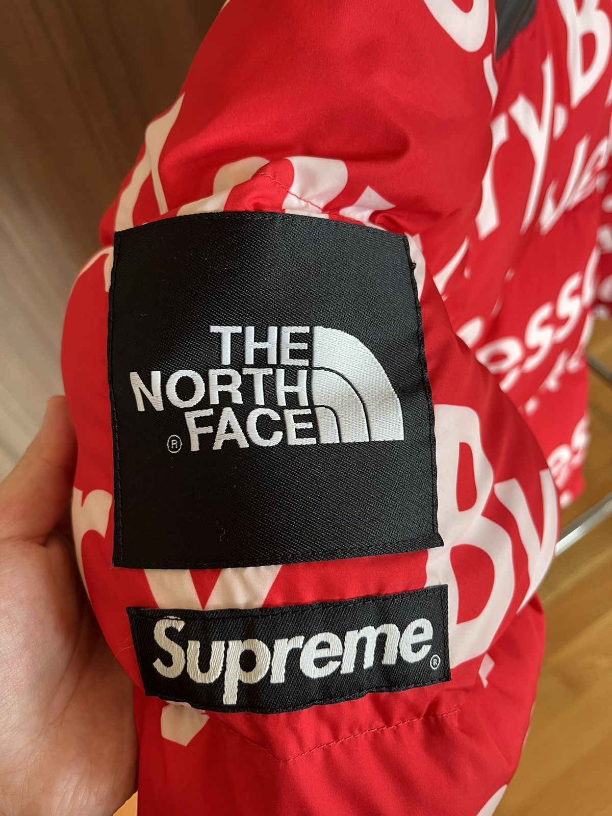 Supreme × The North Face Supreme x TNF BAMN Red Nuptse Jacket Size US L / EU 52-54 / 3 - 2 Thumbnail