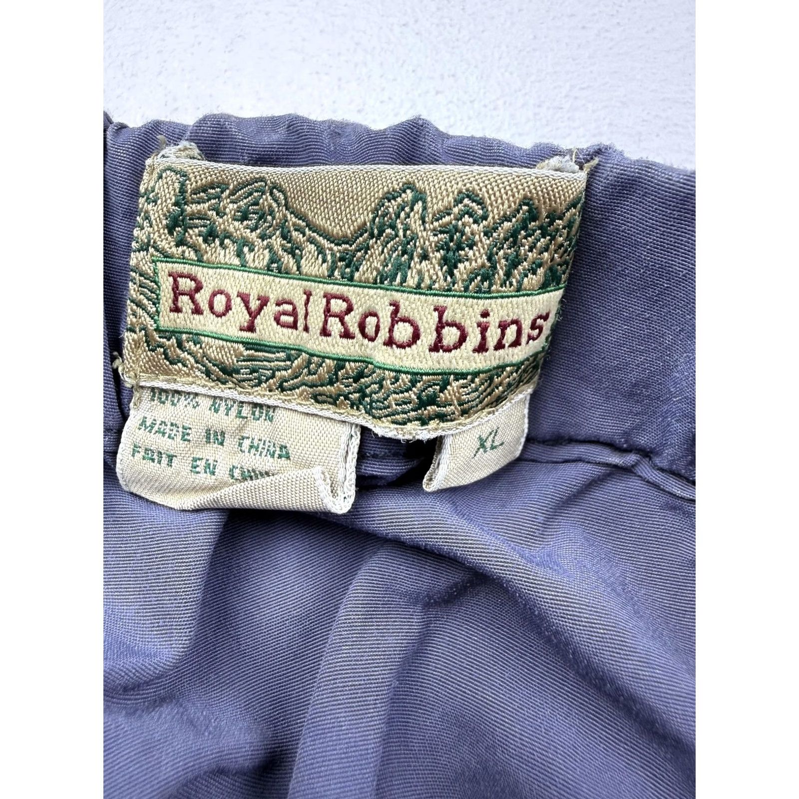 Royal Robbins Royal Robbins Mens XL Gray Hiking Pants Convertible Zip Off Cargo Belted Nylon Walking Activewear Size US 36 / EU 52 - 3 Thumbnail