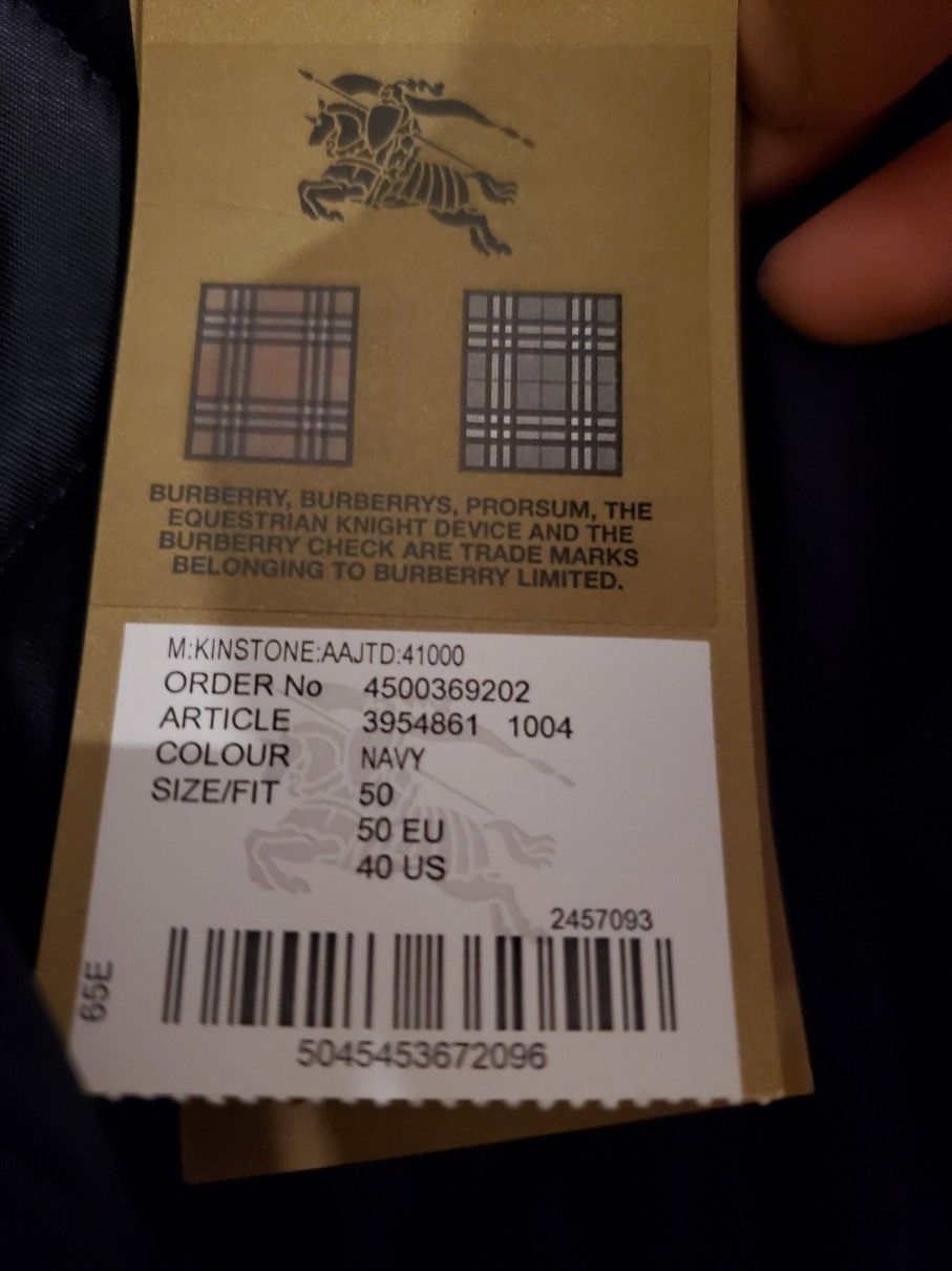 Burberry Burberry London Leather-trimmed Quilted Jacket Sz. 50 Size US M / EU 48-50 / 2 - 3 Thumbnail