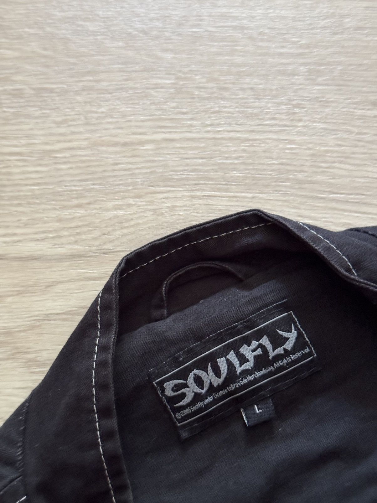 Band Tees Vintage 00’s 2005 Soulfly Rock Metal Band Tour Jacket Size US L / EU 52-54 / 3 - 7 Thumbnail