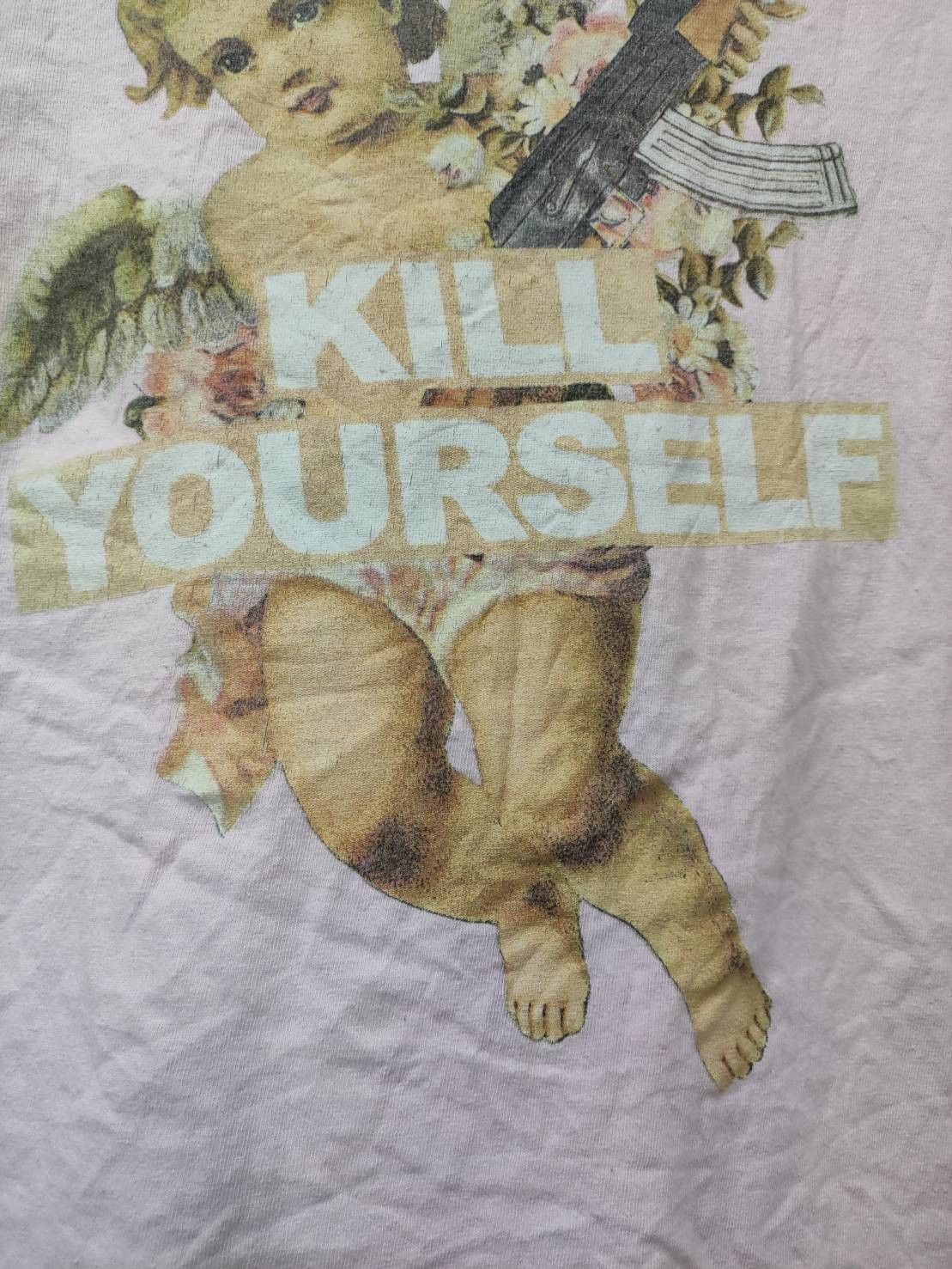 Fuck The Population × G59 Records G59 SuicideBoys " Kill Yourself " Cherub T-Shirt Size US M / EU 48-50 / 2 - 4 Thumbnail