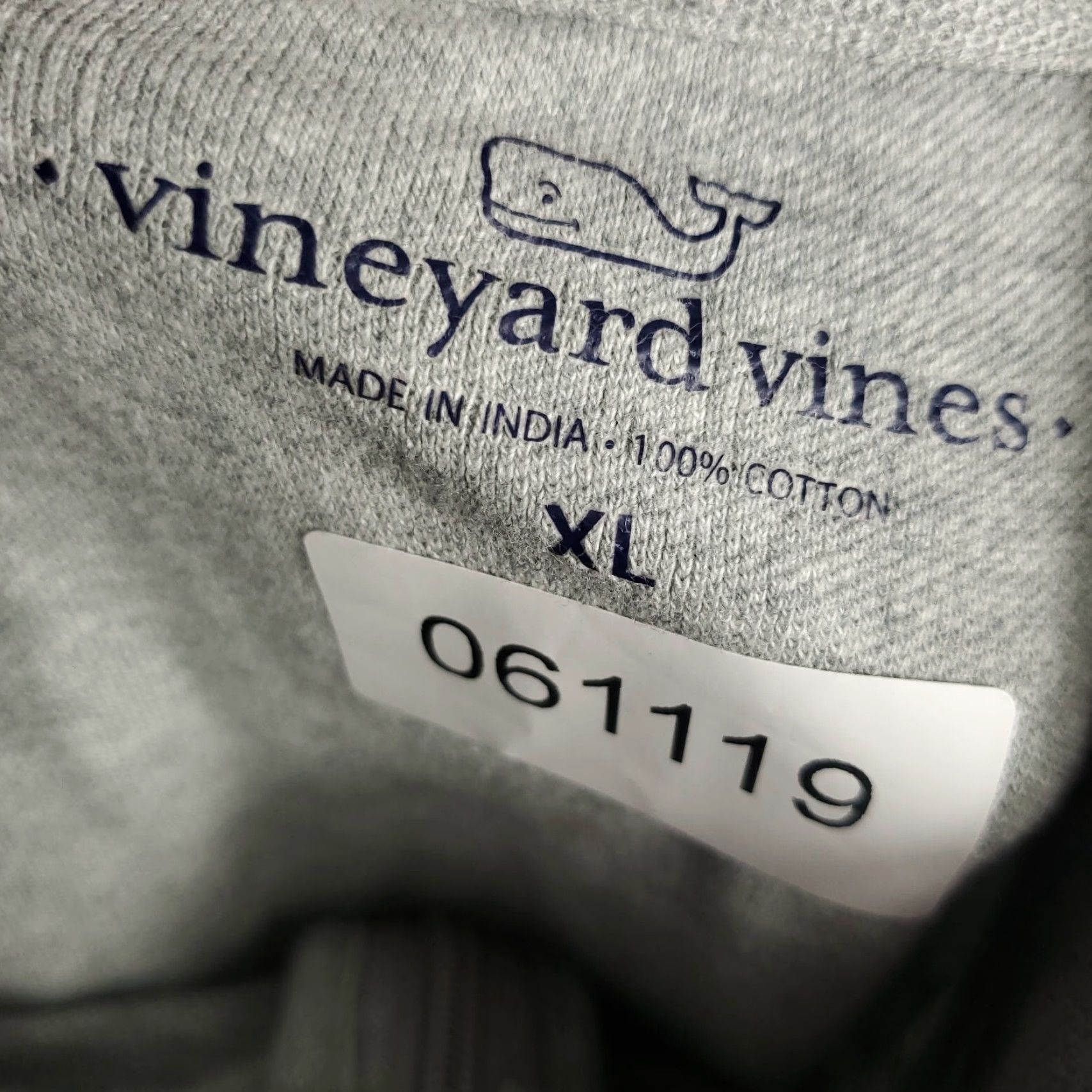 Vineyard Vines Vineyard Vines Men's Sweater XL Gray 1/4 Zip Pullover Knit Classic Casual Size US XL / EU 56 / 4 - 8 Thumbnail