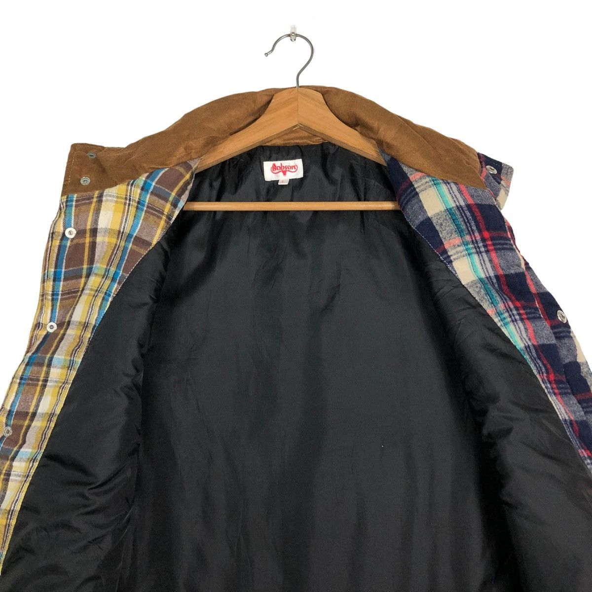 Japanese Brand 🔥VINTAGE TANK TOP PUFFER TARTAN DESIGN BOBSON USA Size US L / EU 52-54 / 3 - 14 Thumbnail