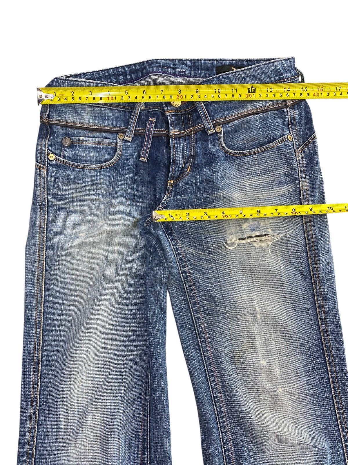 Edwin Edwin Acid Light Blue Wash Style Flare Jeans Size US 30 / EU 46 - 5 Thumbnail