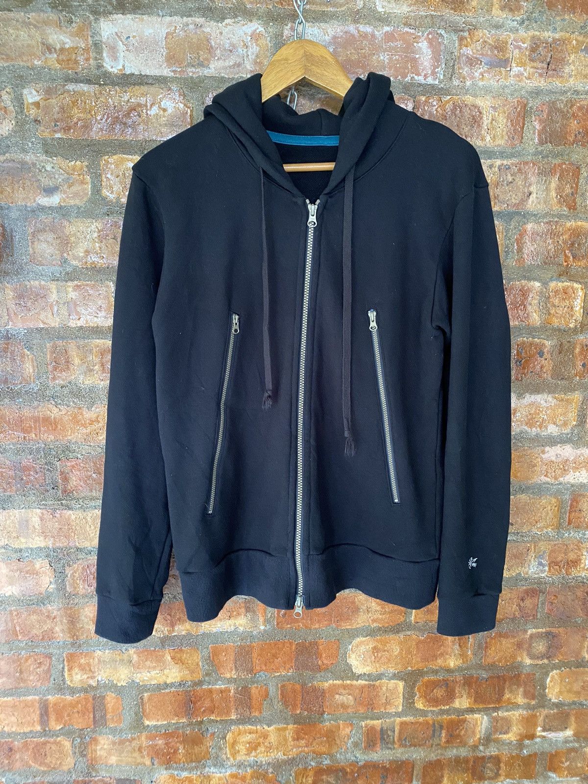 Japanese Brand Vtg Burn Out Japan loopwheel Dual Zipper Hoodie Size US M / EU 48-50 / 2 - 2 Thumbnail