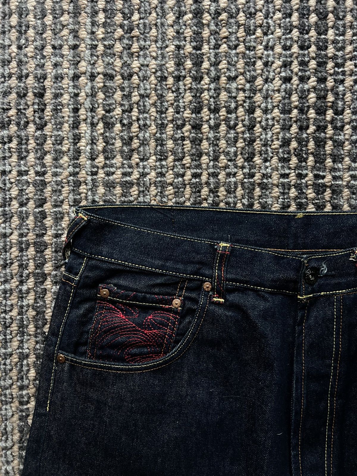RMC Jeans RMC Jeans Rare Evisu Style Baggy Y2K Embroided Samurai Size US 36 / EU 52 - 6 Thumbnail