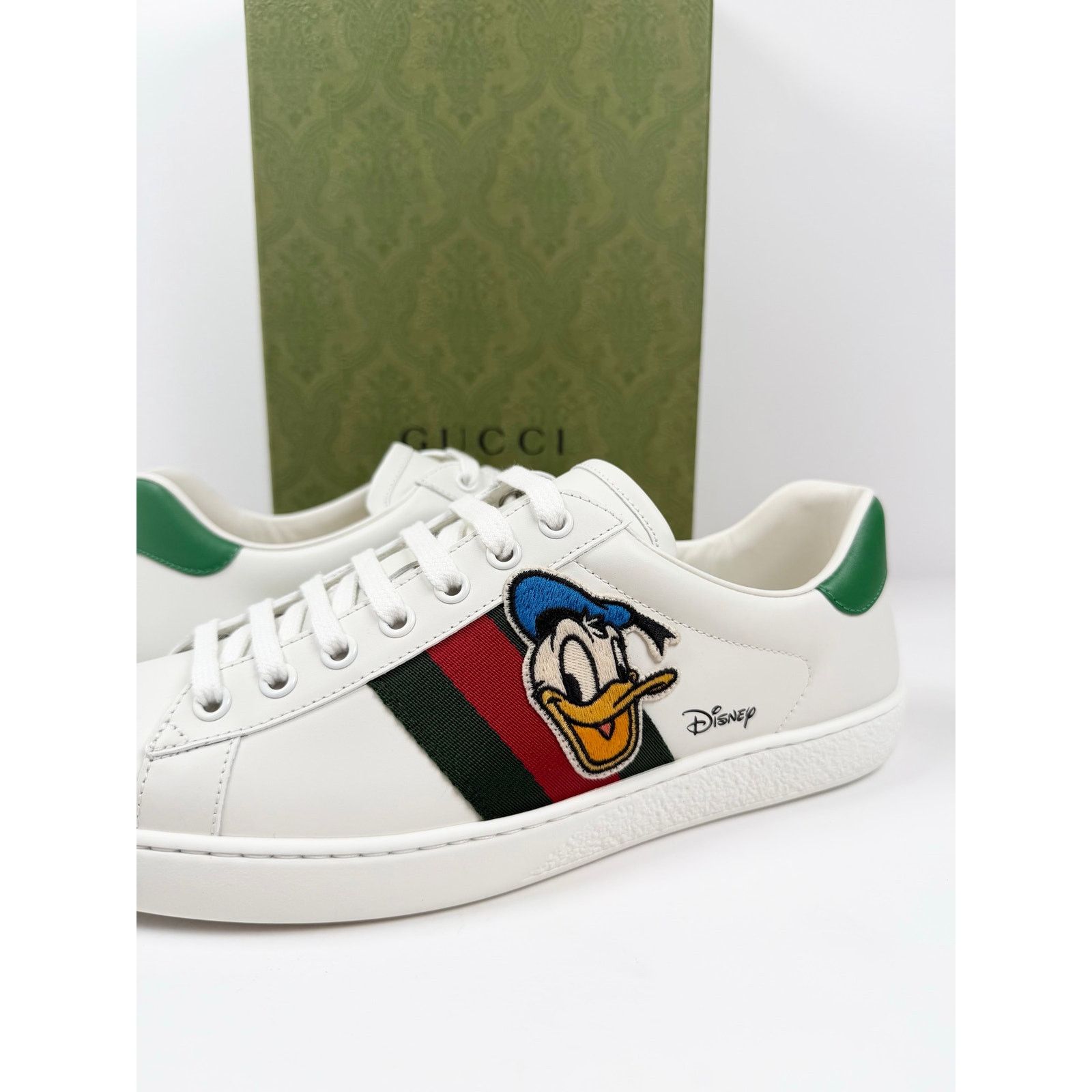 Gucci Size 7.5US - Gucci Ace X Disney Donald Duck NEW Size US 7.5 / EU 40-41 - 2 Thumbnail