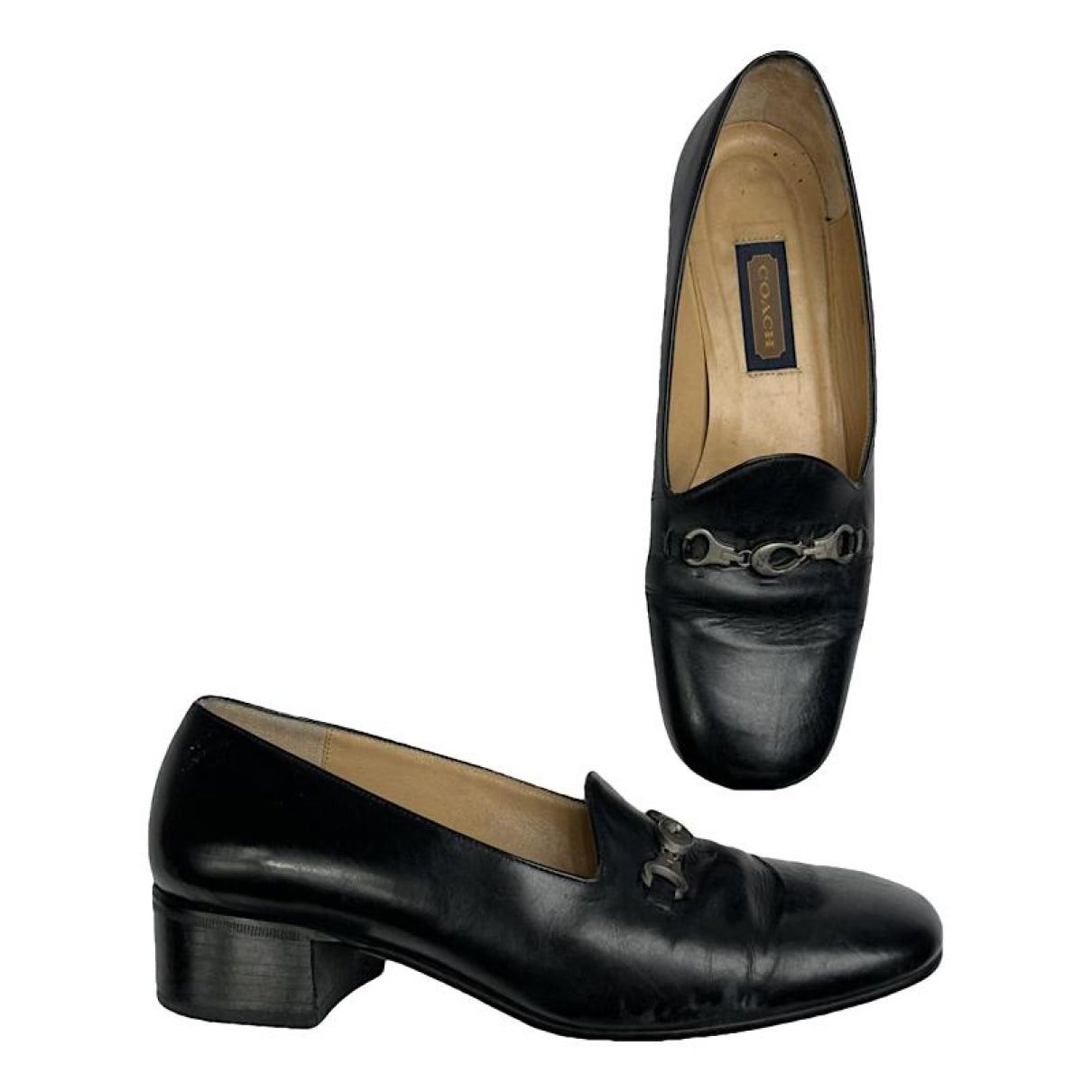 Coach Black Patent Leather Flat Size US 7 / IT 37 - 1 Thumbnail