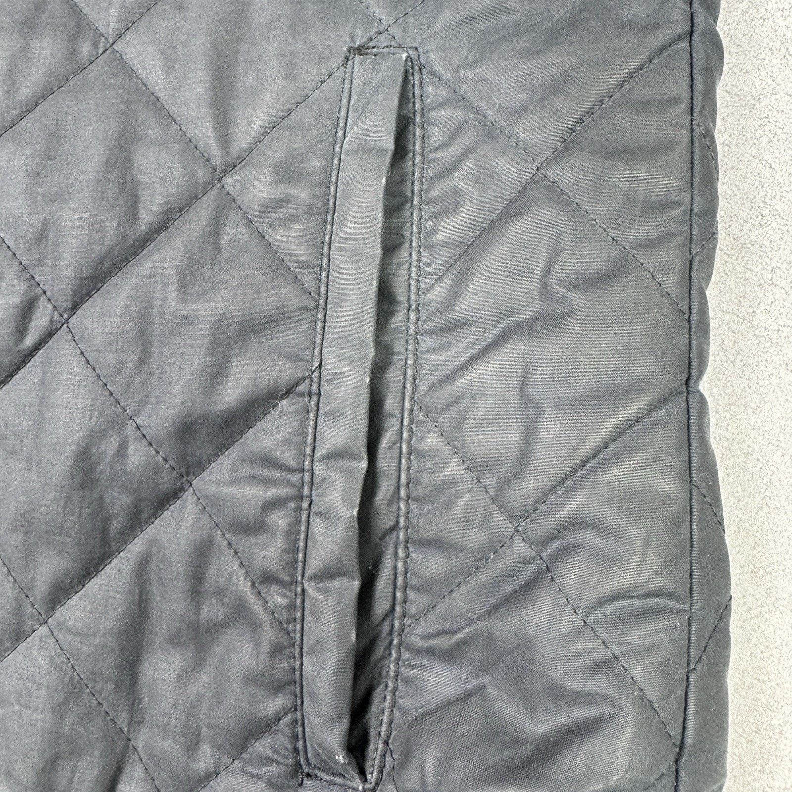 Allsaints Allsaints Spitalfields Waxed Quilted Jacket Blue Size M Size US M / EU 48-50 / 2 - 10 Thumbnail