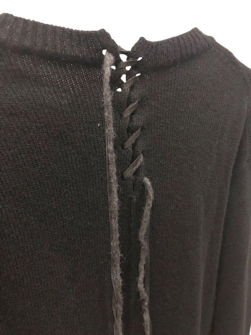 Yohji Yamamoto yohji yamamoto pour homme Leather String Long Cardigan Size US L / EU 52-54 / 3 - 5 Thumbnail