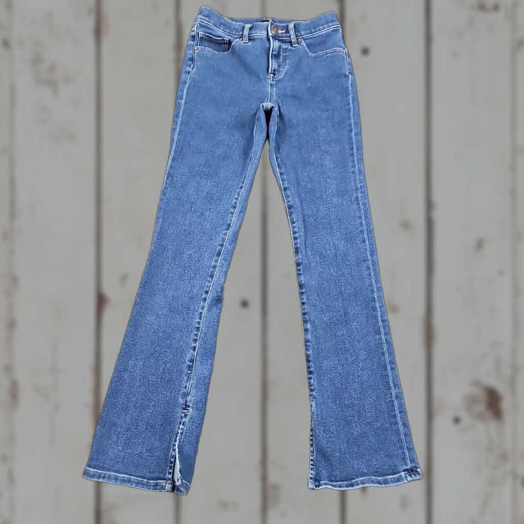 Express Express Jeans Womens 2 S Flared Mid Rise Hyper Sculpt Stretch Skyscraper 23x30 Blue Size 26" / US 2 / IT 38 - 1 Thumbnail