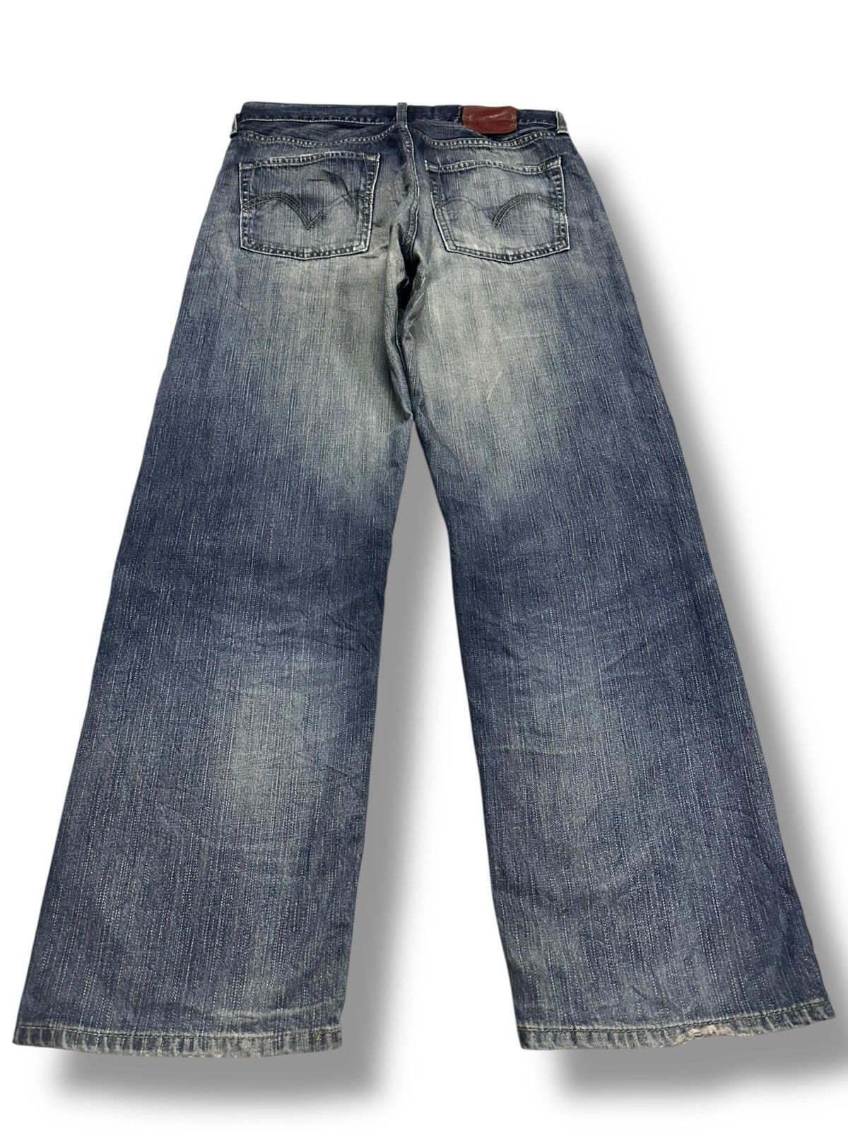 Japanese Brand Levi's 503 90's Jeans Baggy Loose Style With Faded Wash Size US 33 - 2 Thumbnail