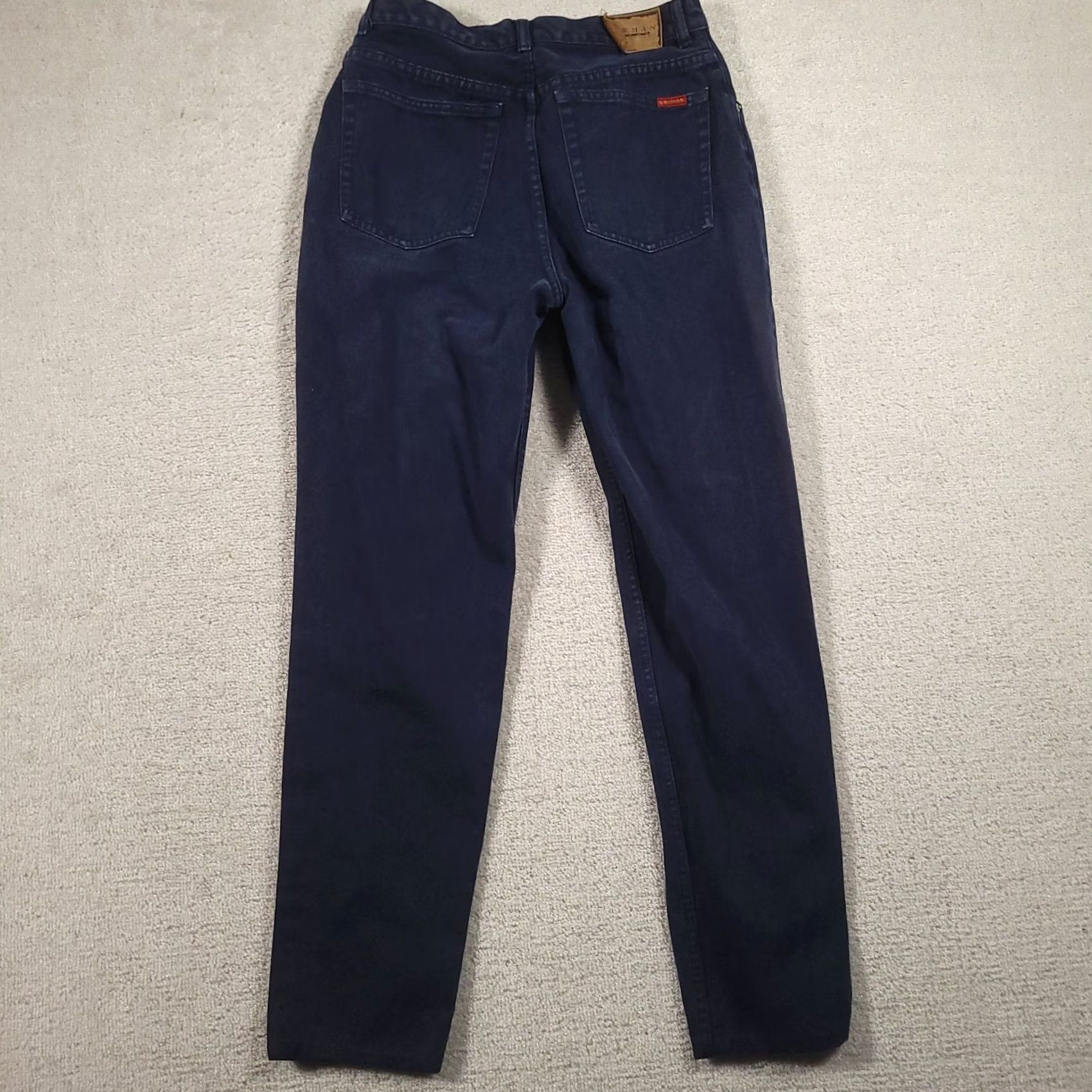 Vintage VINTAGE Lawman Womens High Rise Blue Denim Jeans Size 13 Western Hemmed 5-Pocket Design Straight 90s Cowgirl Retro Jeans Size 34" / US 12 / IT 48 - 7 Thumbnail
