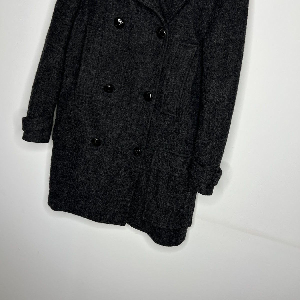 Designer × Isabel Marant × Isabel Marant Etoile Vintage Isabel Marant Oversize Wool Coat Double Breasted Size S / US 4 / IT 40 - 2 Thumbnail
