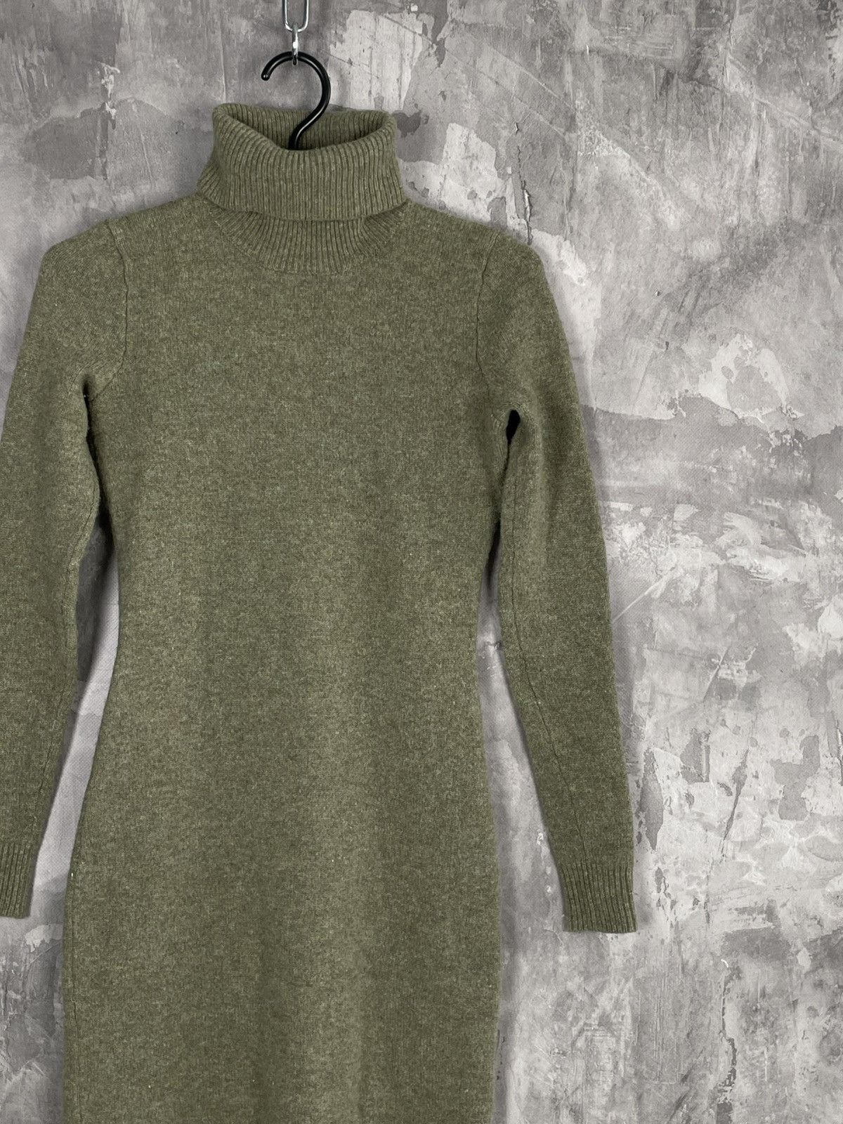 Ralph Lauren Ralph Lauren Women's Cable Knit Khaki Sweater Dress Size S / US 4 / IT 40 - 4 Thumbnail
