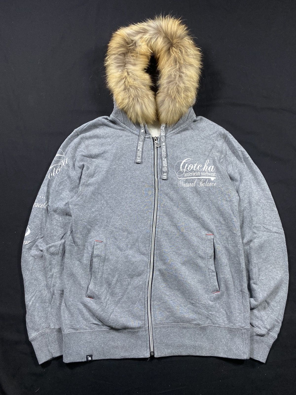 20471120 VTg Gotcha zip Fur hoodie lgb ifsix style Size US L / EU 52-54 / 3 - 2 Thumbnail
