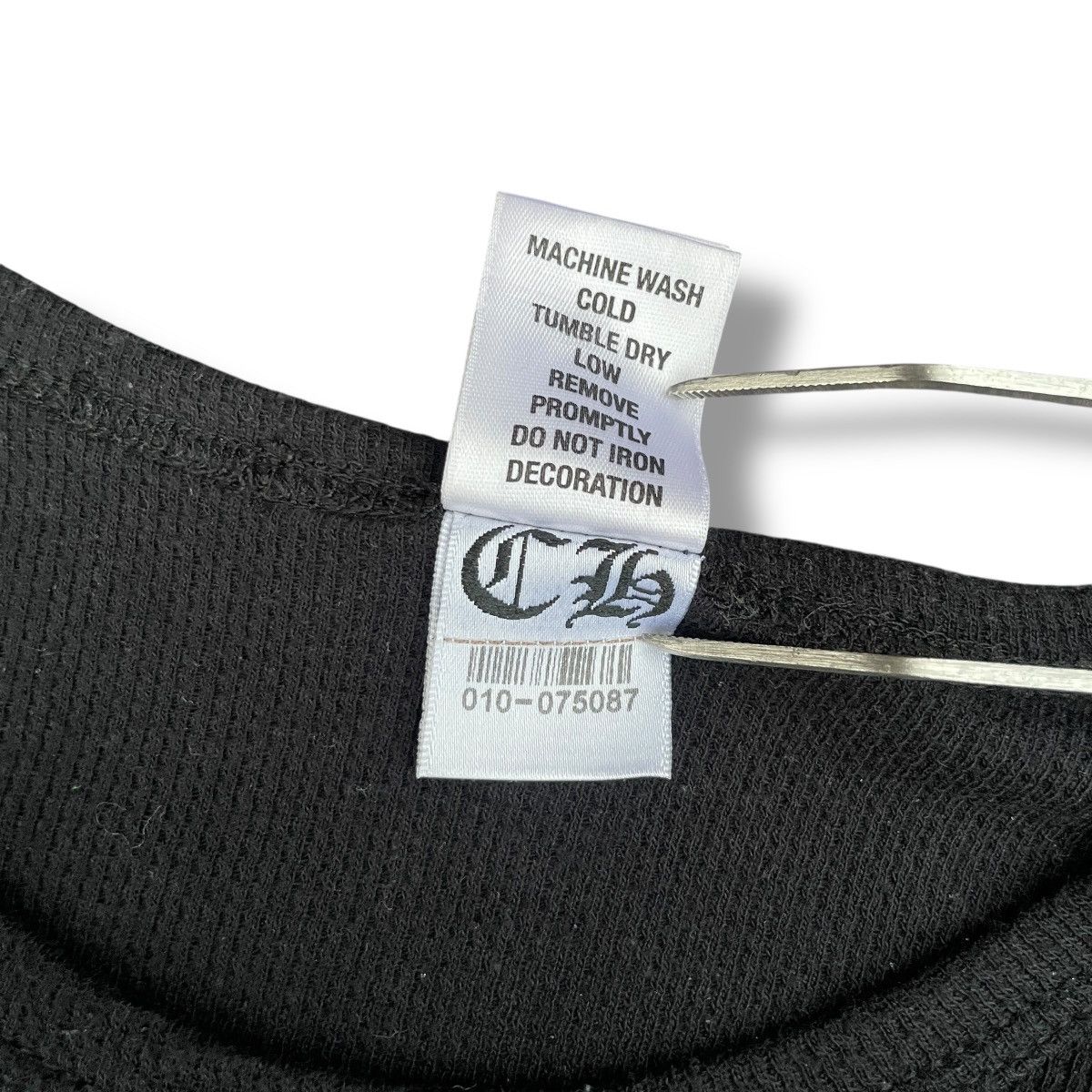 Chrome Hearts RARE Chrome Hearts 2010s Triple Cemetery Cross Thermal L/S Size US S / EU 44-46 / 1 - 7 Thumbnail