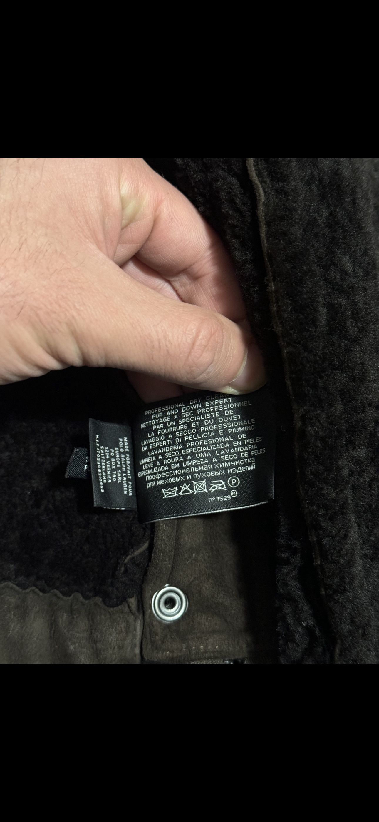 Ralph Lauren Black Label Biker Lamb suede and Shearling Leather Jacket Size US S / EU 44-46 / 1 - 15 Thumbnail