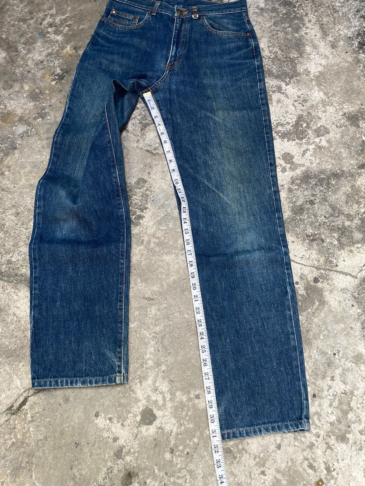 Kenzo Kenzo Made In Japan Blue Barrel Jeans Size US 30 / EU 46 - 13 Thumbnail