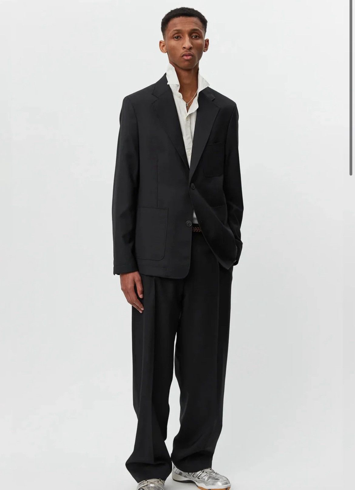 Mfpen Patch Pocket Blazer - Anthracite Size 42R - 5 Thumbnail