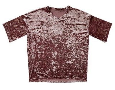 Other Les Petites Crushed Velvet Rhinestone V-Neck Pullover Sz L Size L / US 10 / IT 46 - 1 Thumbnail